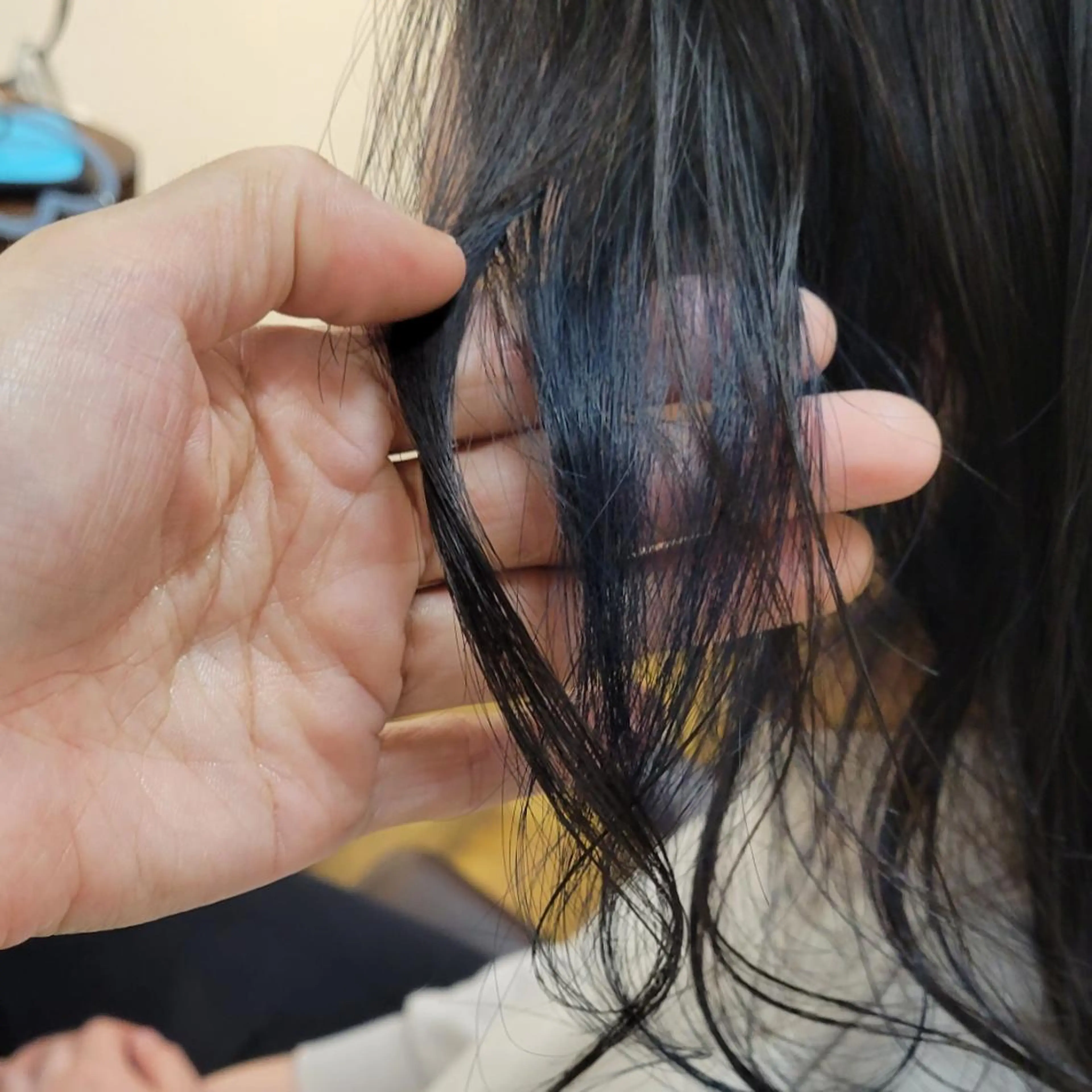 カラー ブルーカラー イヤリングカラー 龍 悠紀のヘアスタイル