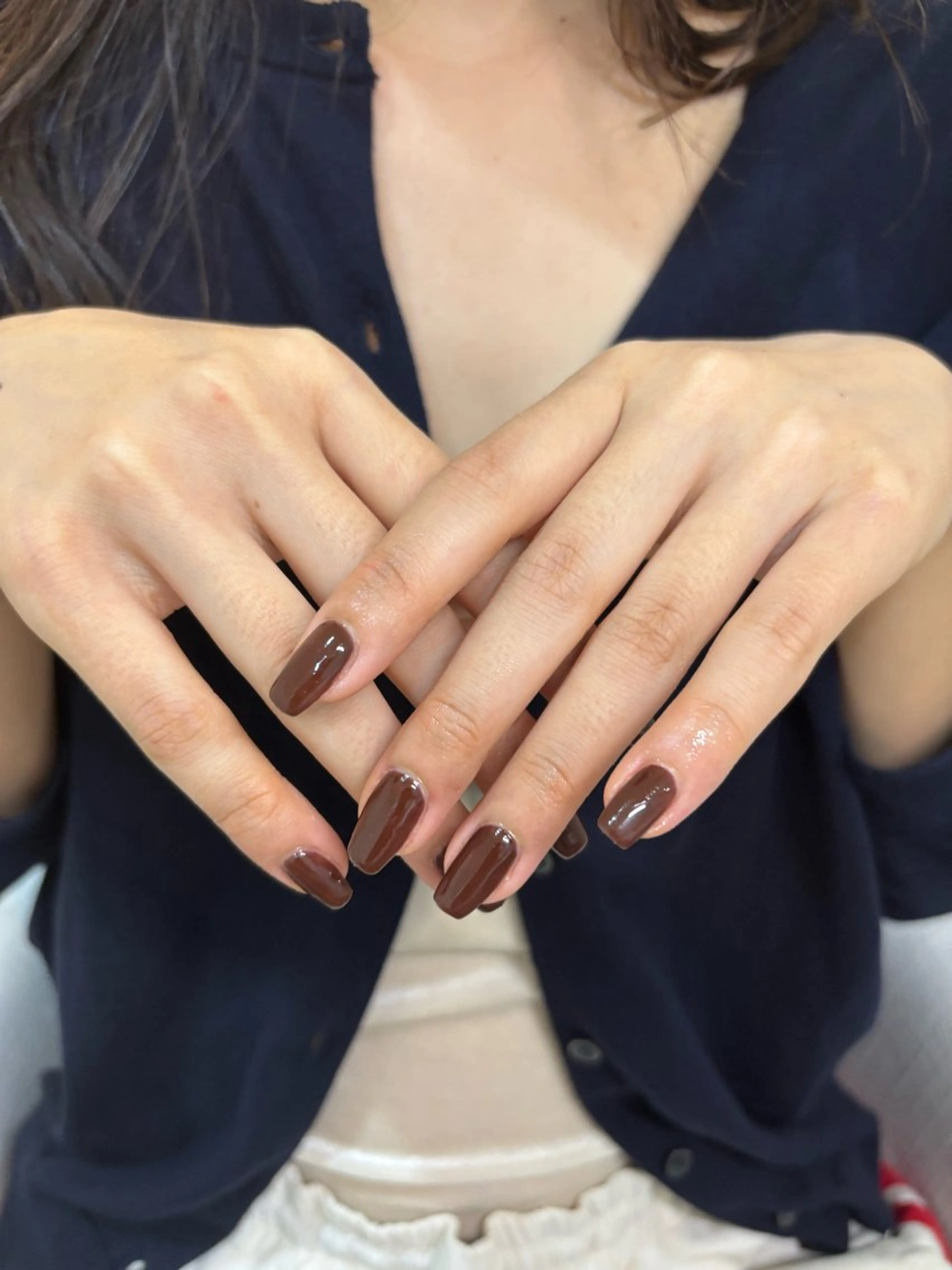 ネイル ワンカラーネイル 今村 樹里のネイルデザイン