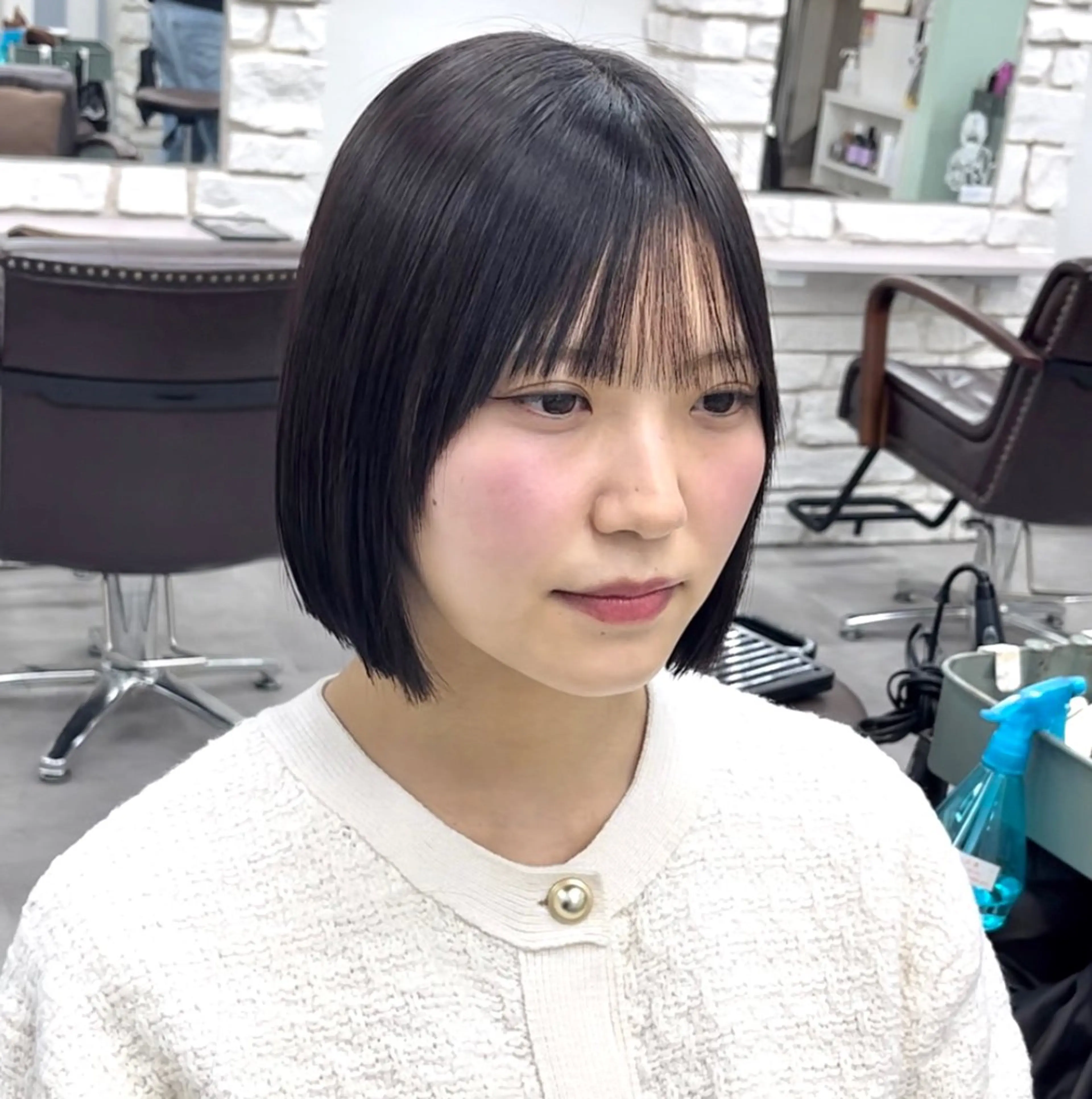 ショート カラー ボブ カット ヘアカラー トリートメント 天王寺髪質改善なら よしみさん✨のヘアスタイル