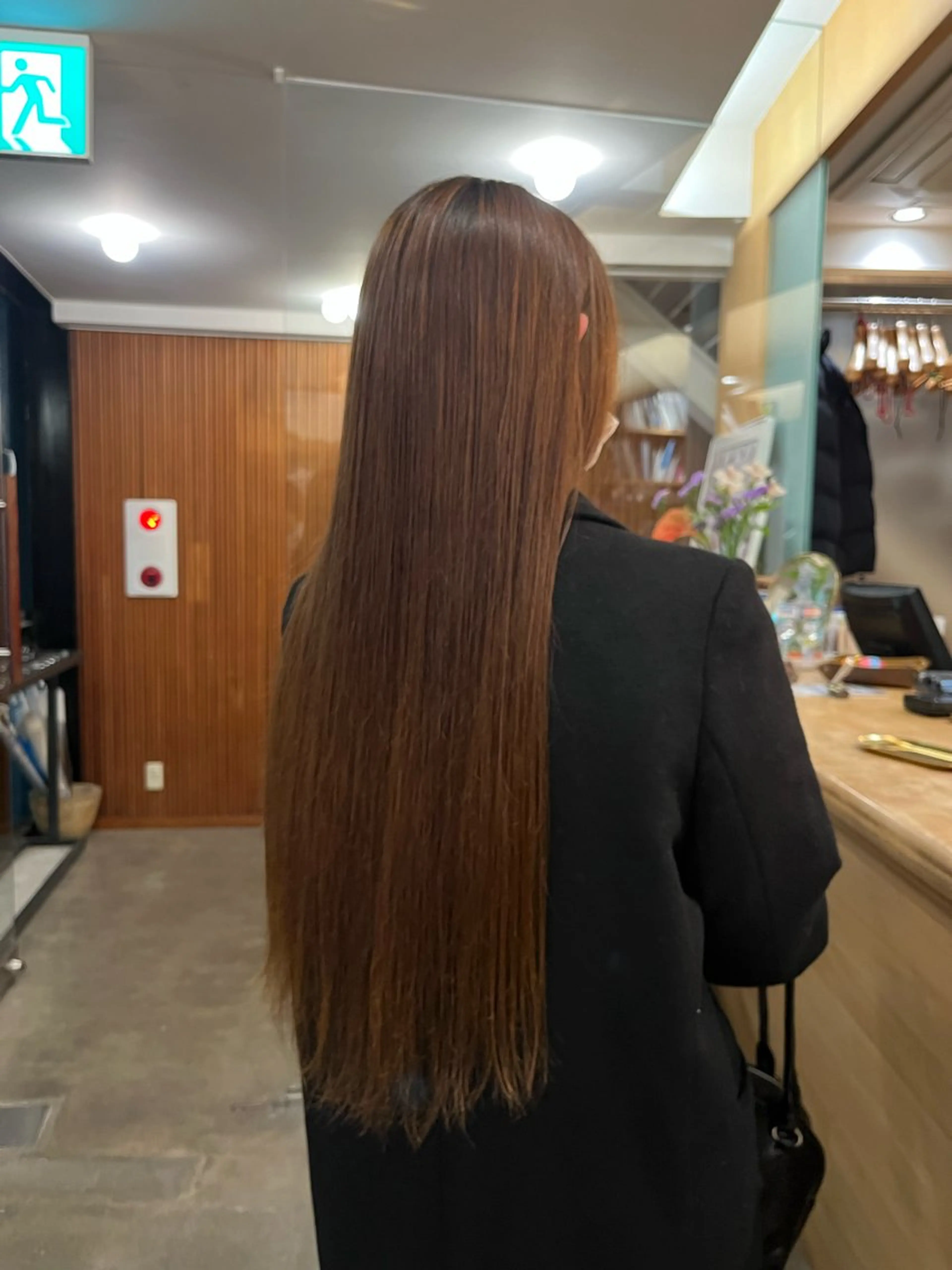 ロング 縮毛矯正 ひなた /鎌倉美容室のヘアスタイル