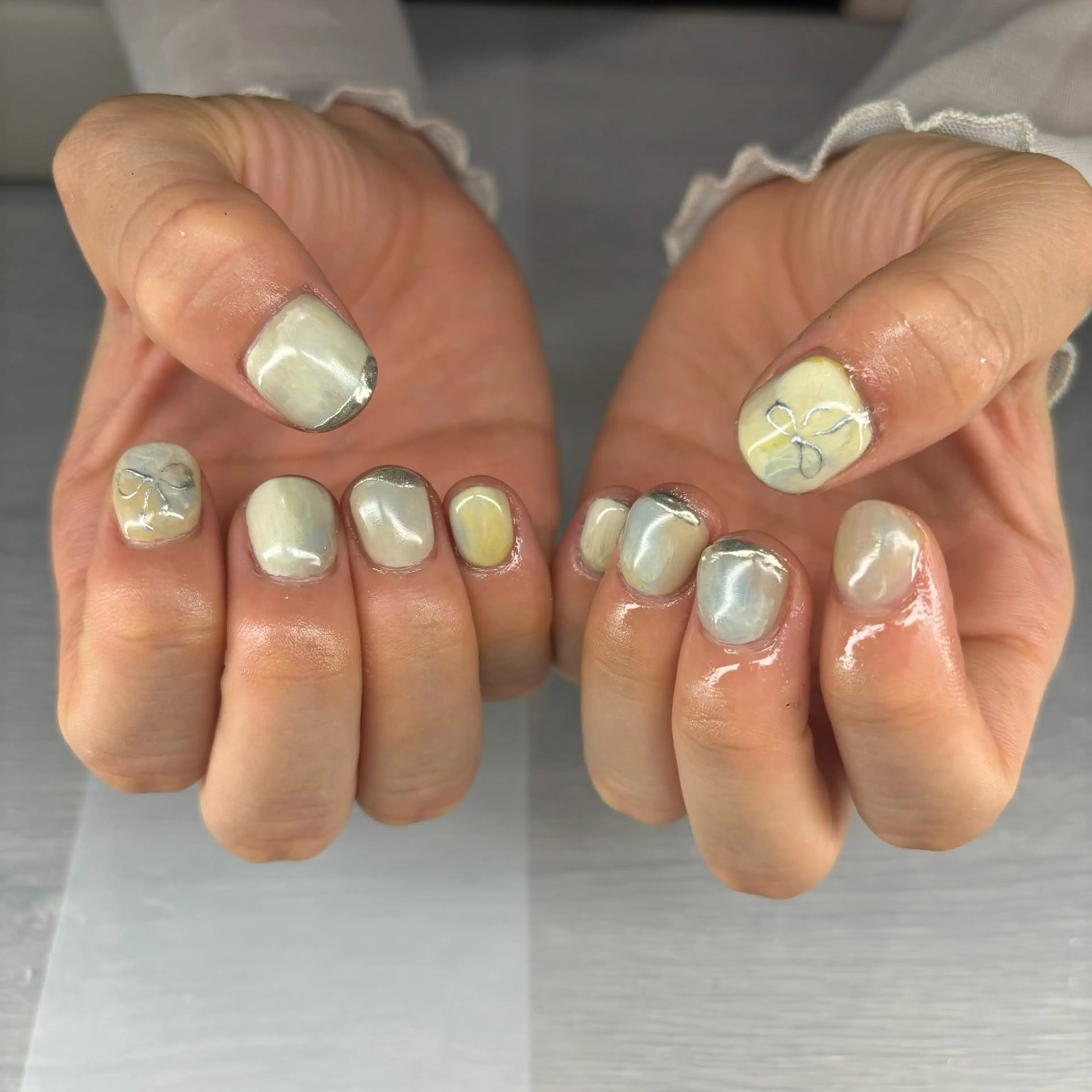 ネイル アートネイル ニュアンスネイル HANAKADO nail所属・HANAKADO yuiriのネイルデザイン