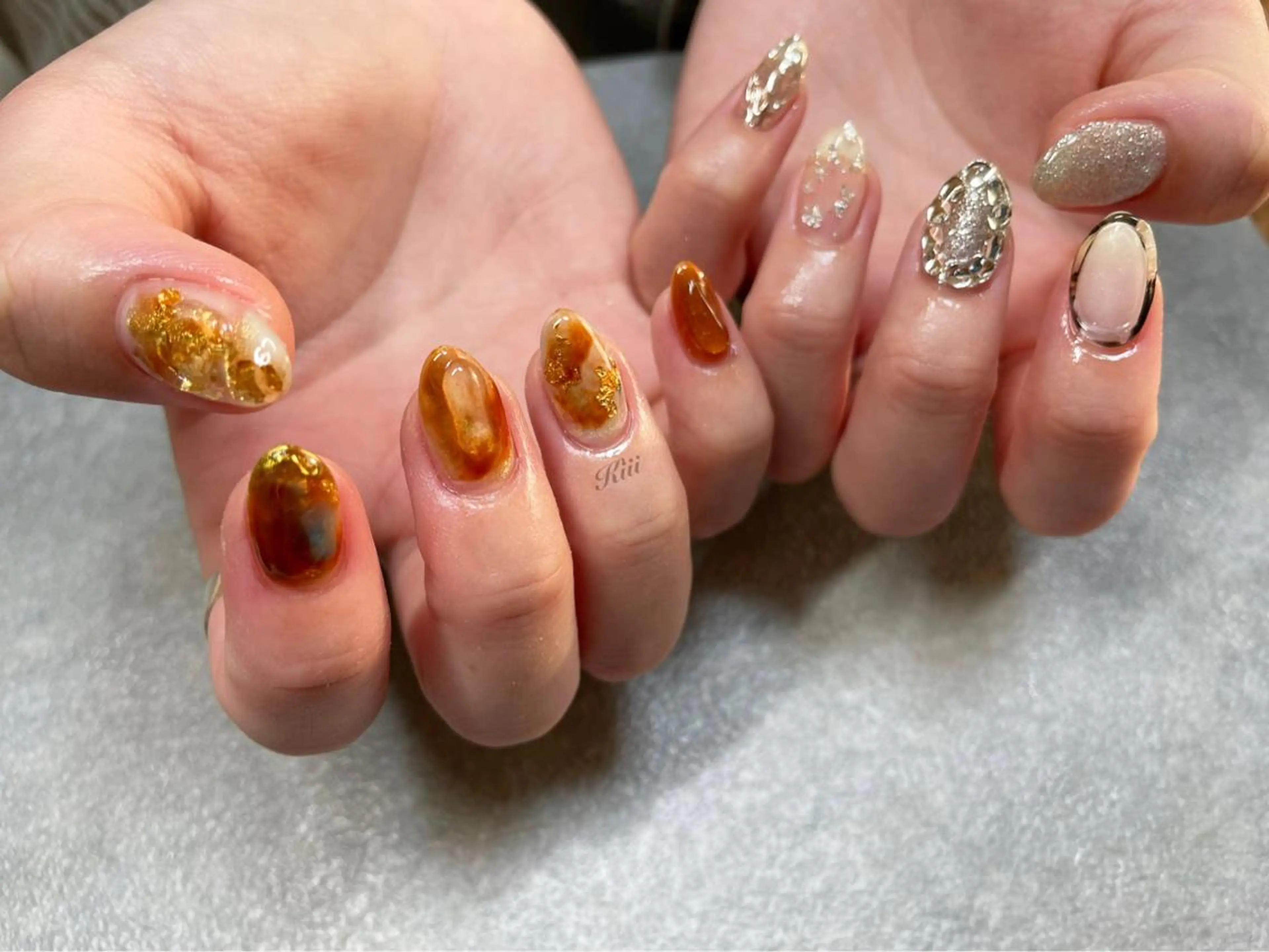 ネイル ハンドネイル フットネイル kiii.__ ✴︎*のネイルデザイン