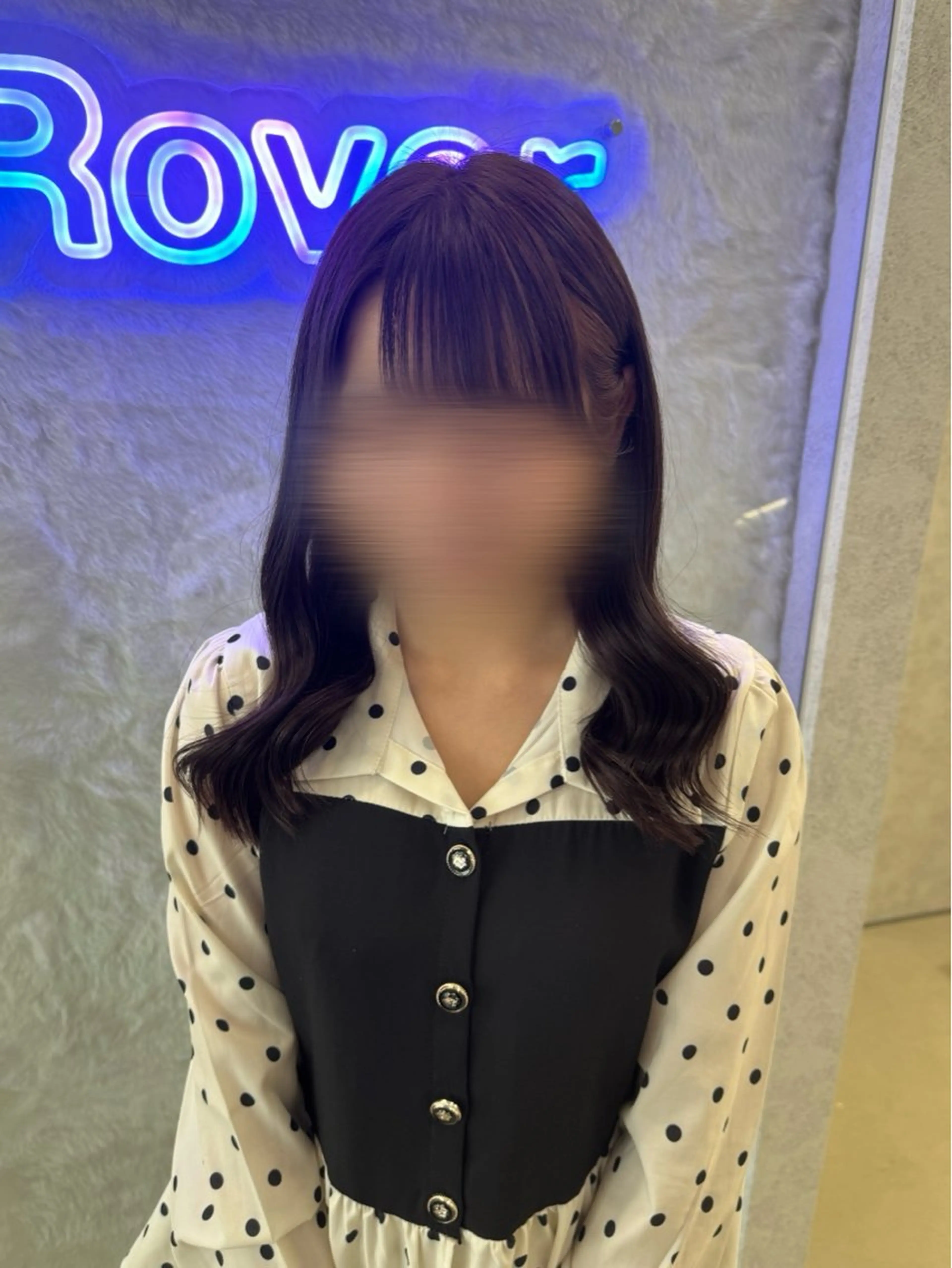 セミロング エクステ レイヤーカット ヘアカラー エクステ Nene ／Roverのヘアスタイル