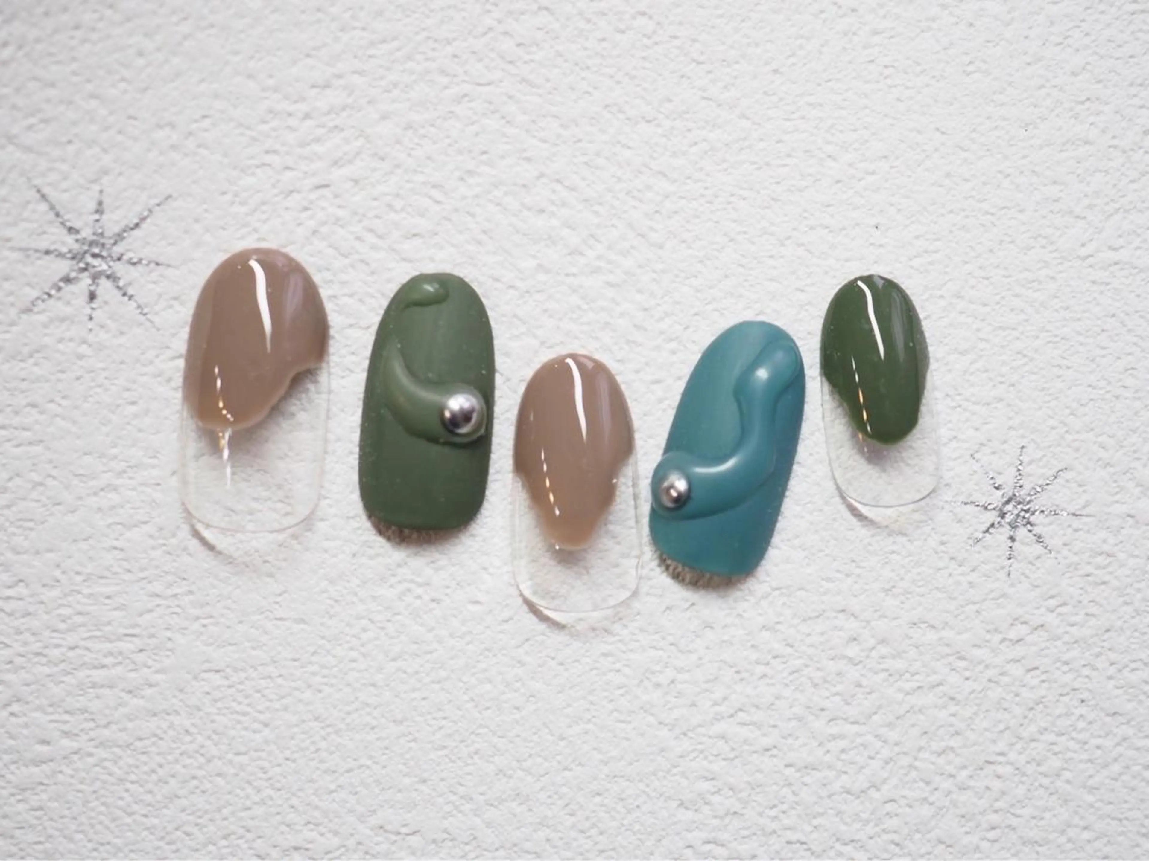 ネイル ハンドネイル トップネイリスト Ribbon立川店のネイルデザイン