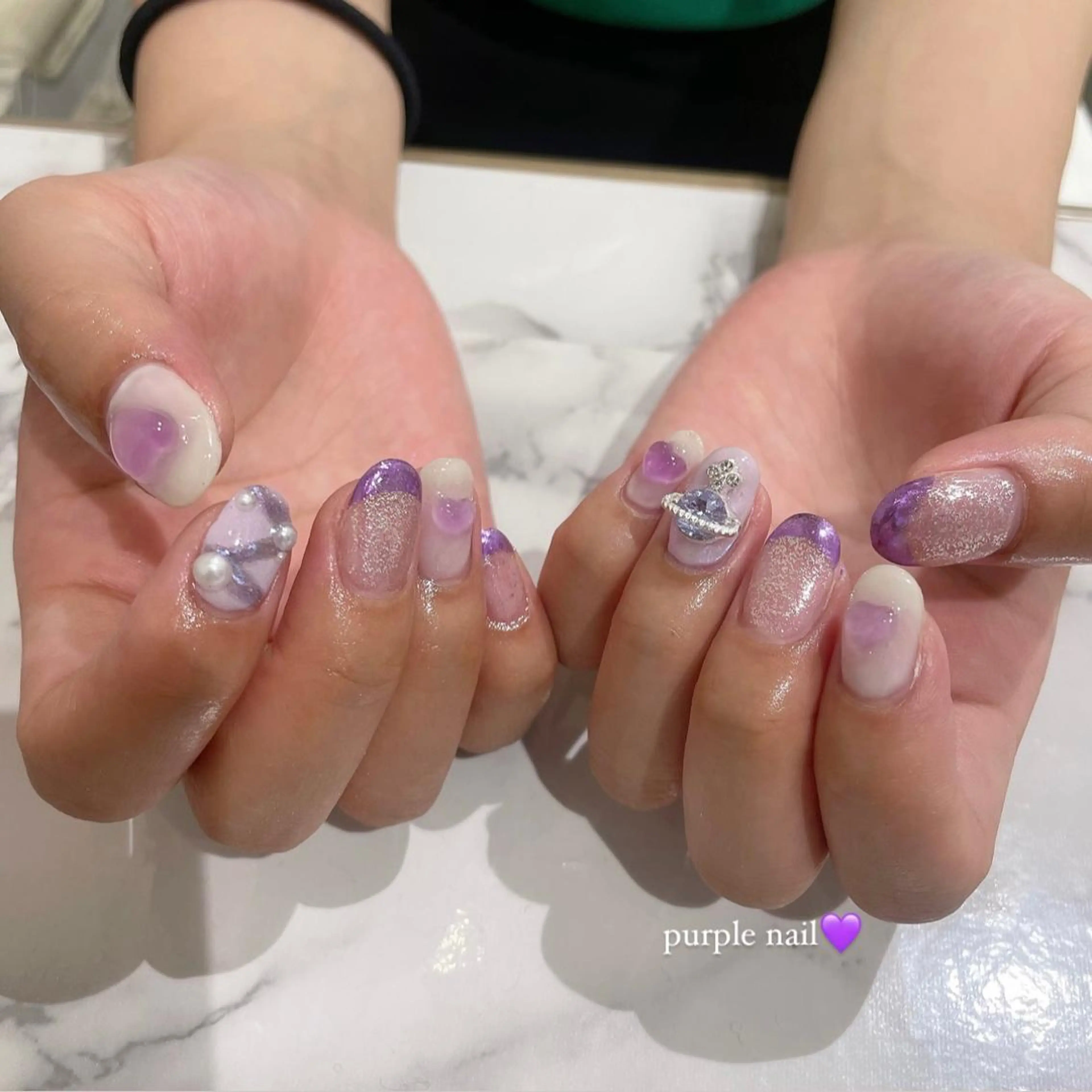 ネイル PLATINUM   DOLL【プラチナムドール】所属・ひろこ eyelist🎀のマツエク・マツパデザイン