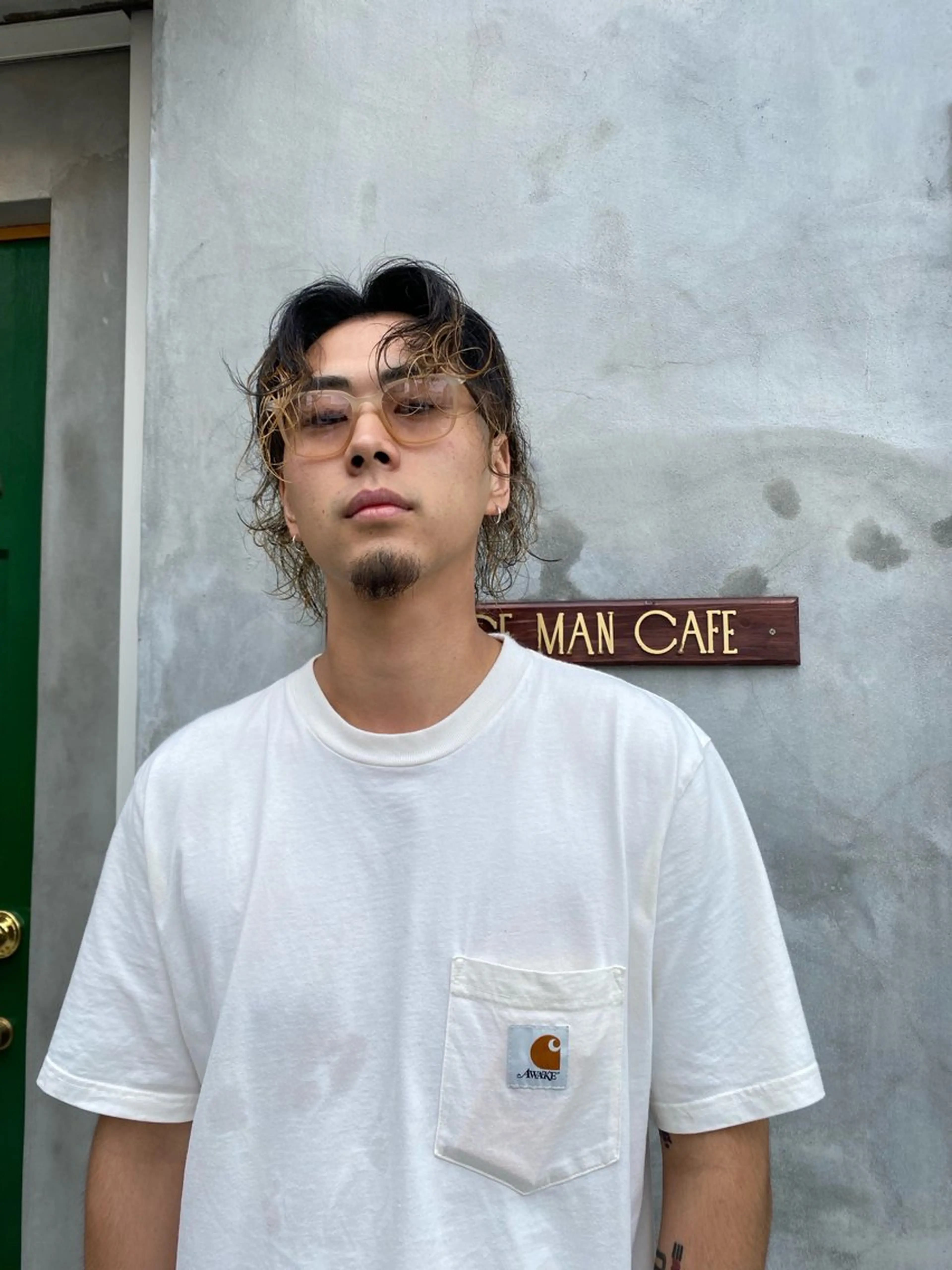 【気になる断毛😬】メンズカット＋カラー＋ダメージレスブリーチの写真