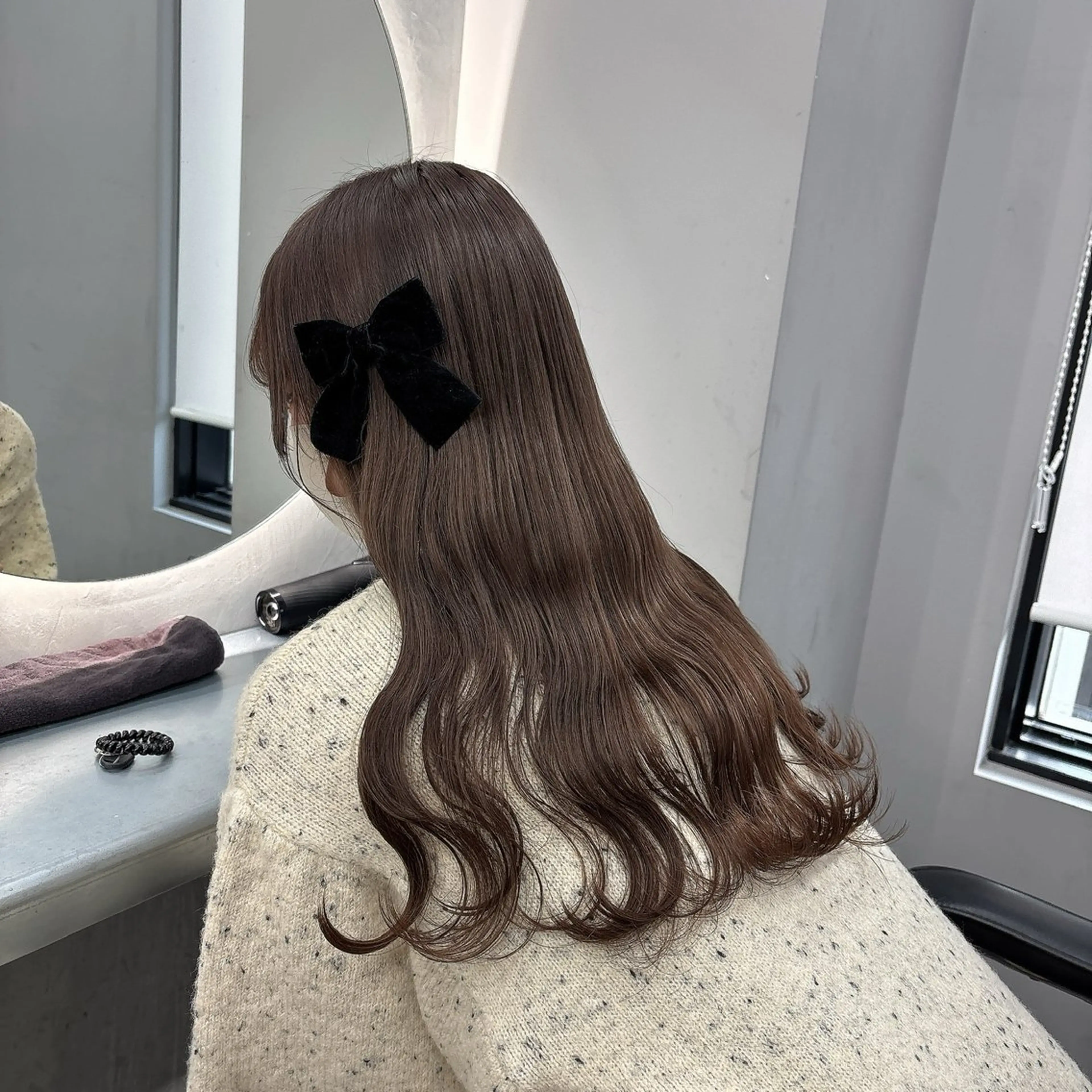 ロング ヘアカラー ヘアセット ゆるふわ透明感カラー 🎀ほの/表参道のヘアスタイル