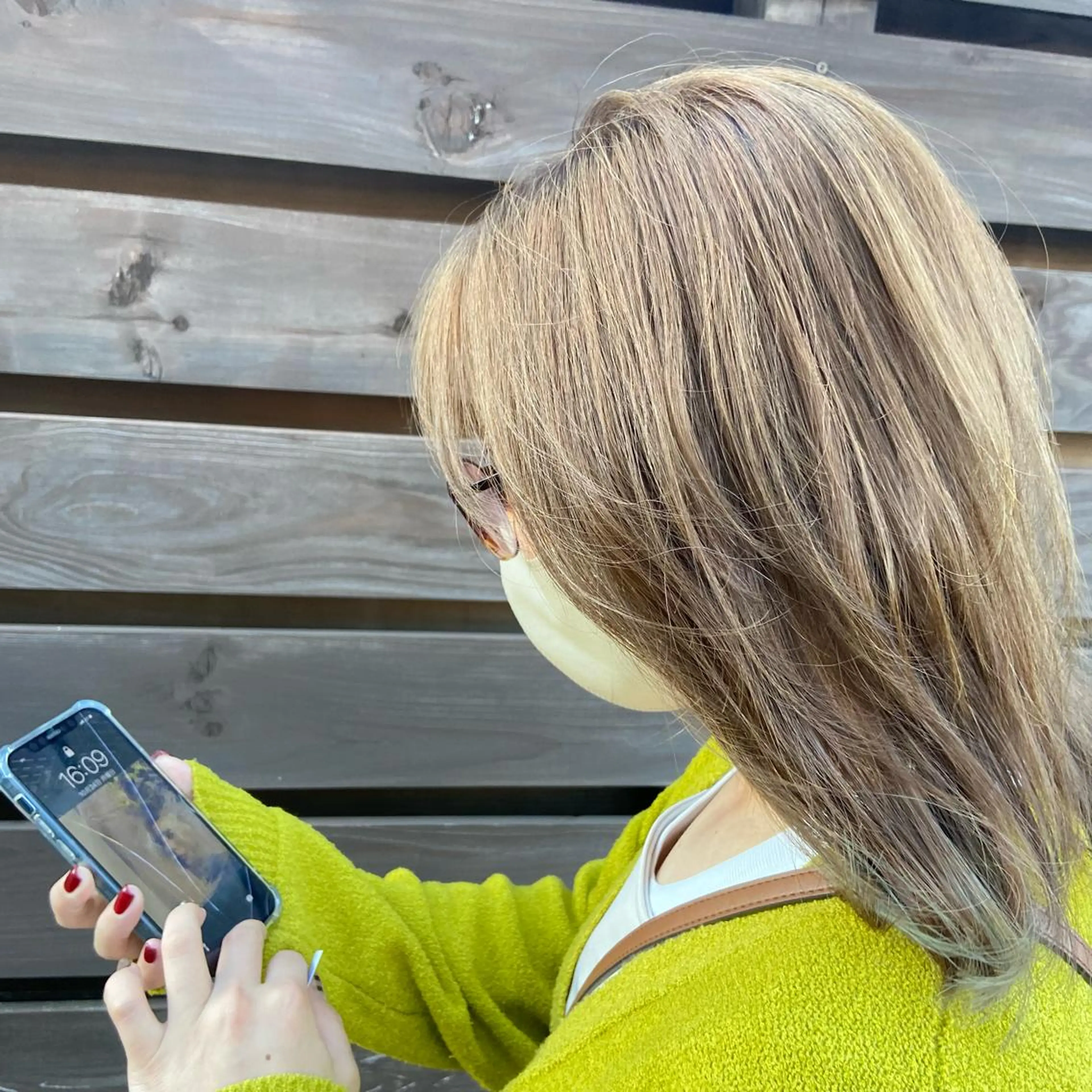 ミディアム カラー ゆうこ 🩷🩶のヘアスタイル