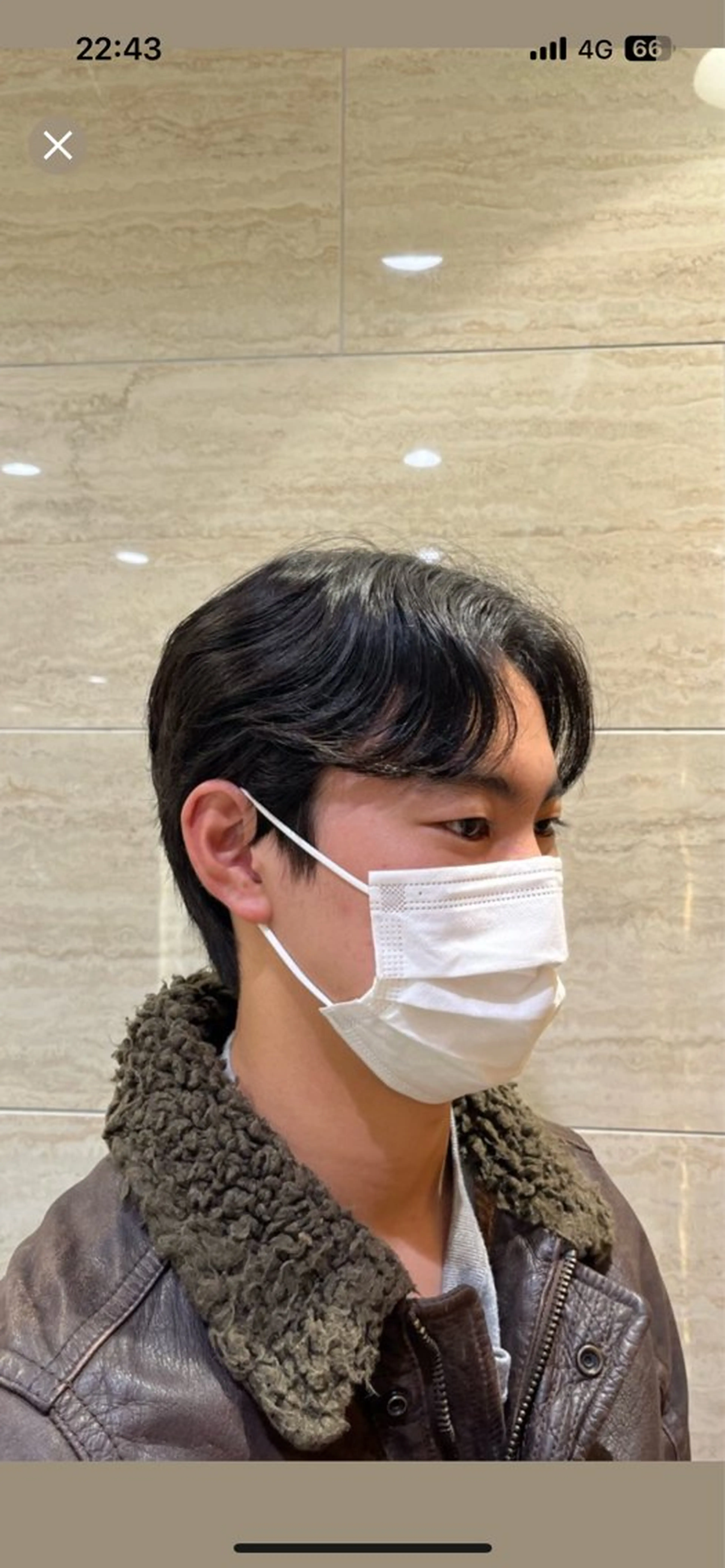 ショート メンズ センターパート 河崎 祐矢のヘアスタイル