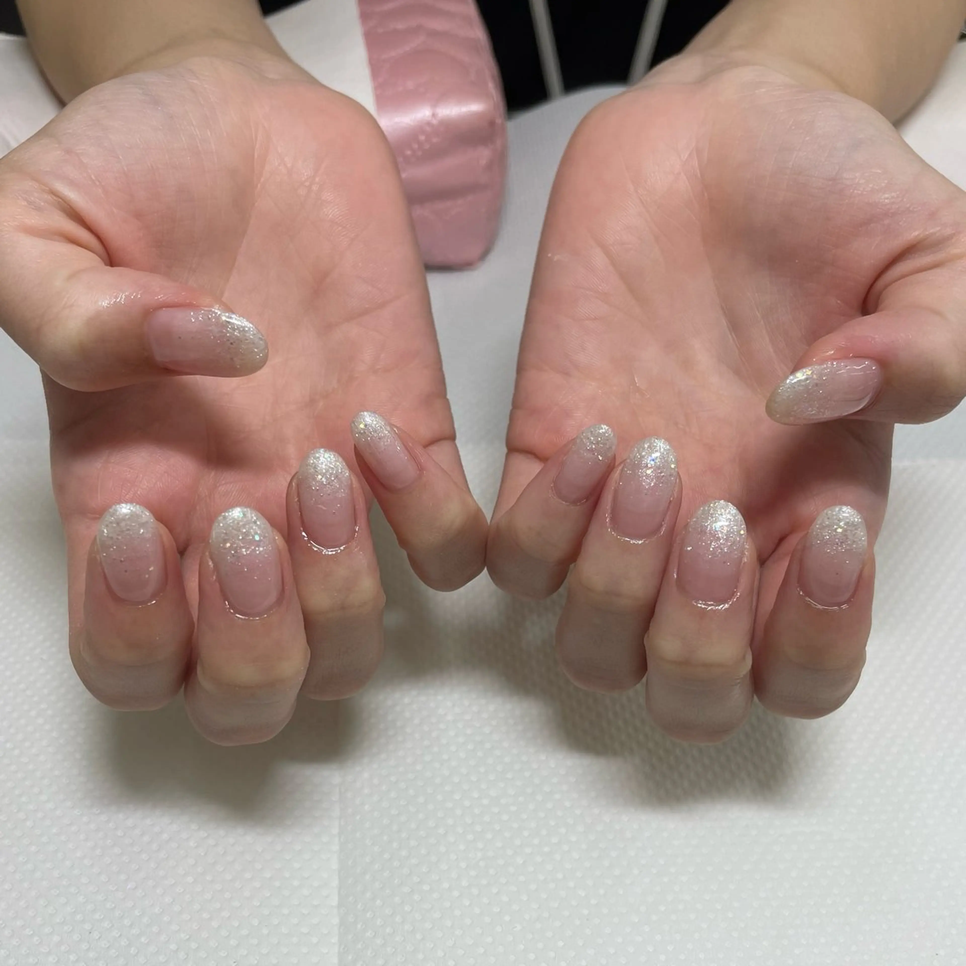 ネイル グラデーション ラメ(グリッター) ラメグラデーション MAXKELLY ノグチモエのネイルデザイン