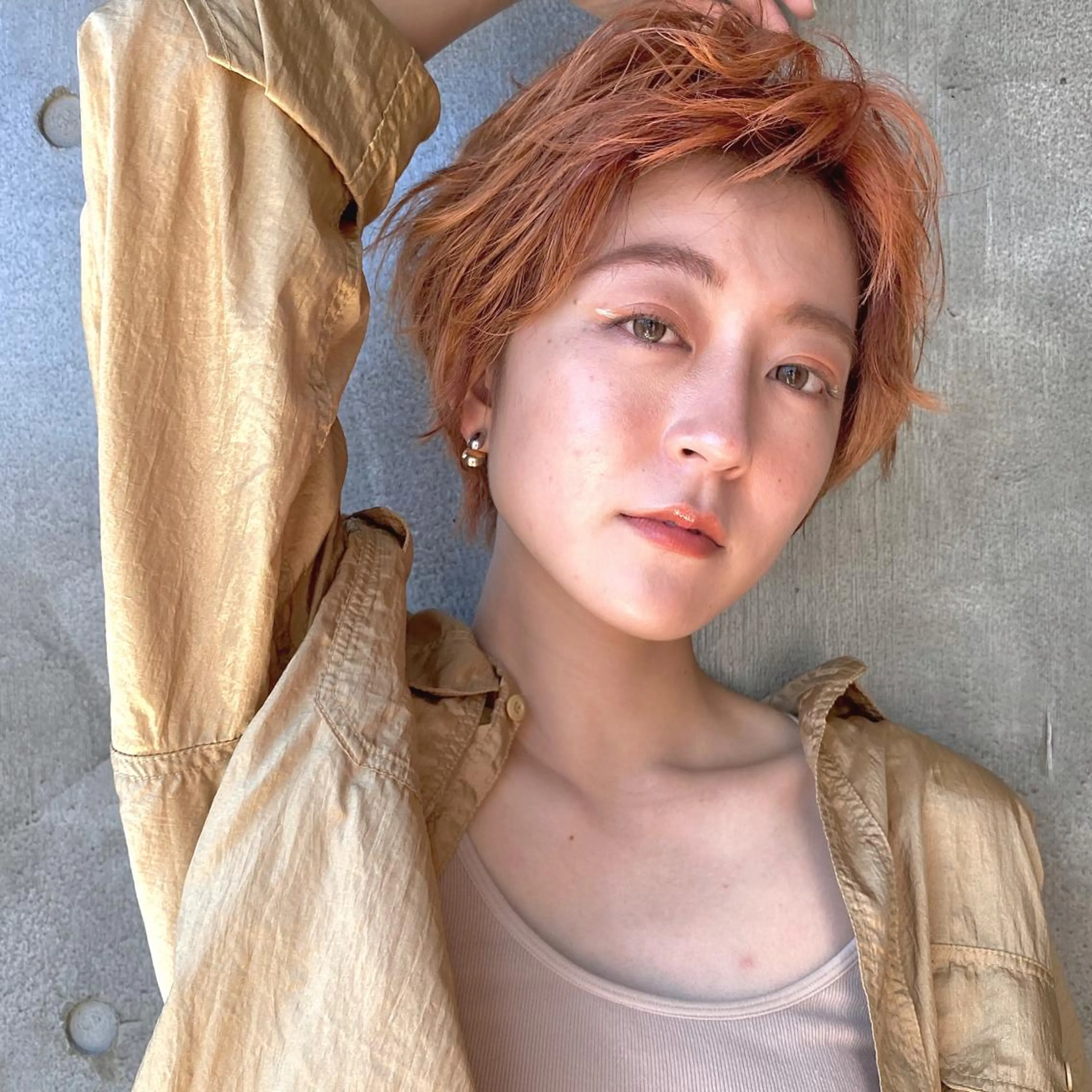 ショート カラー ヘアアレンジ カット ヘアカラー トリートメント ヘッドスパ 【ダメージレス施術】 【透明感】北村 拓也のヘアスタイル