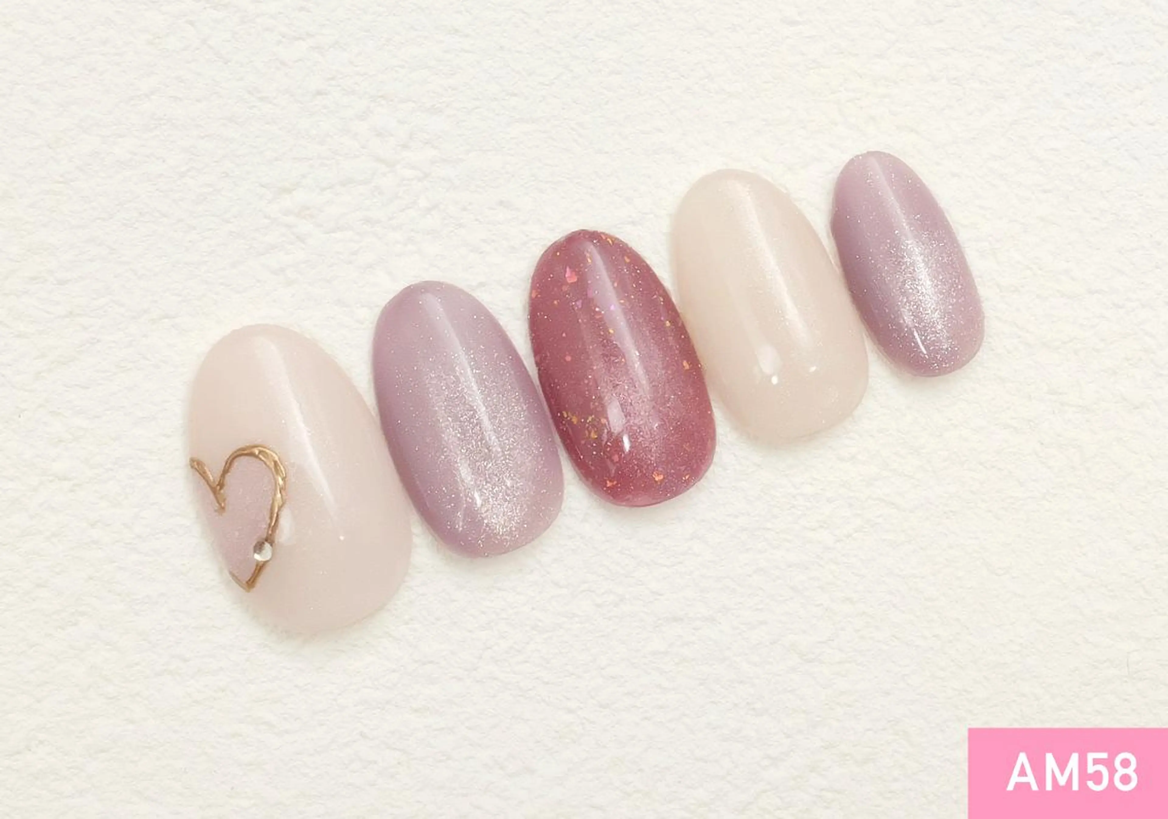 ネイル ハンドネイル 池袋💖ネイル 定額コースのネイルデザイン