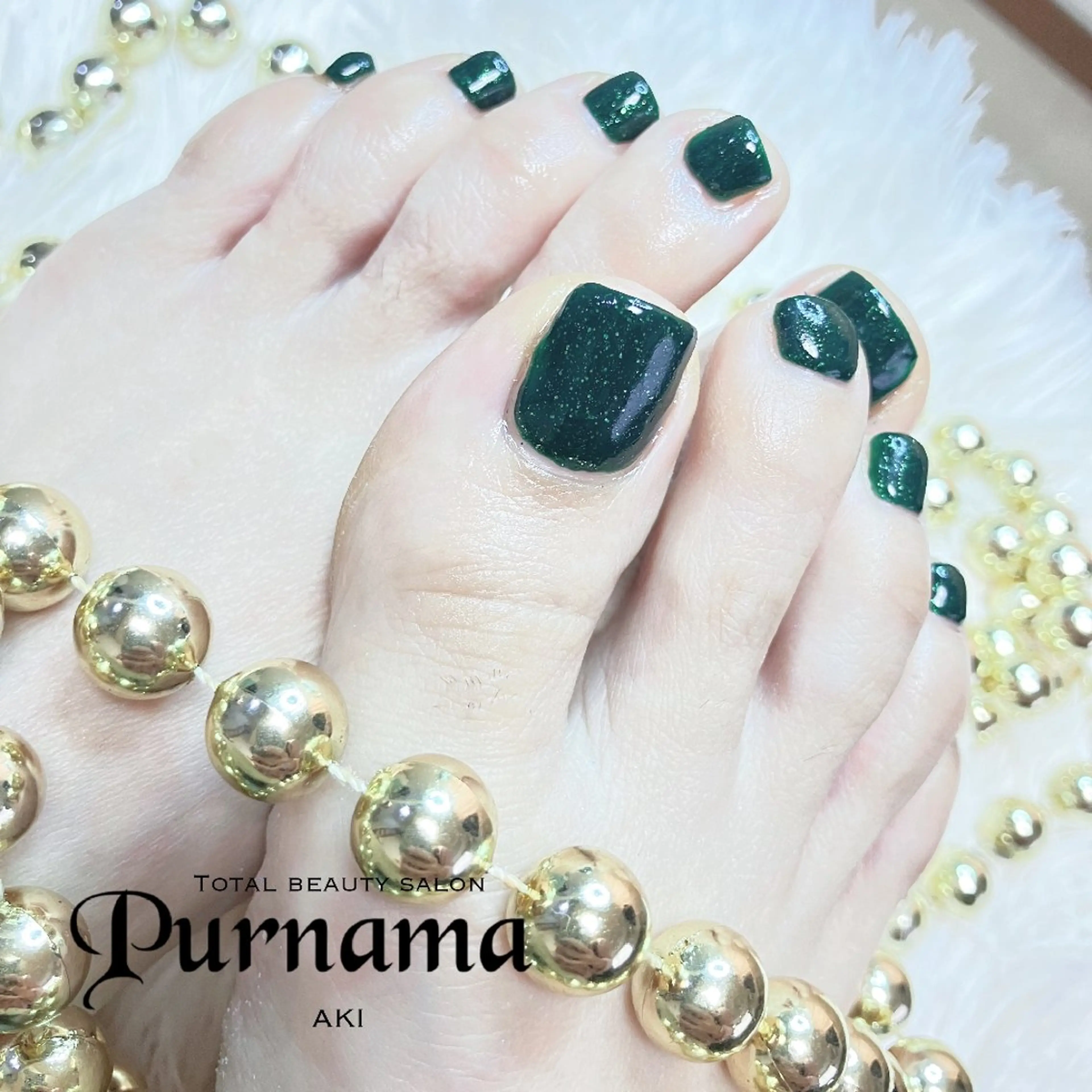 ネイル フットネイル Purnama あきのネイルデザイン