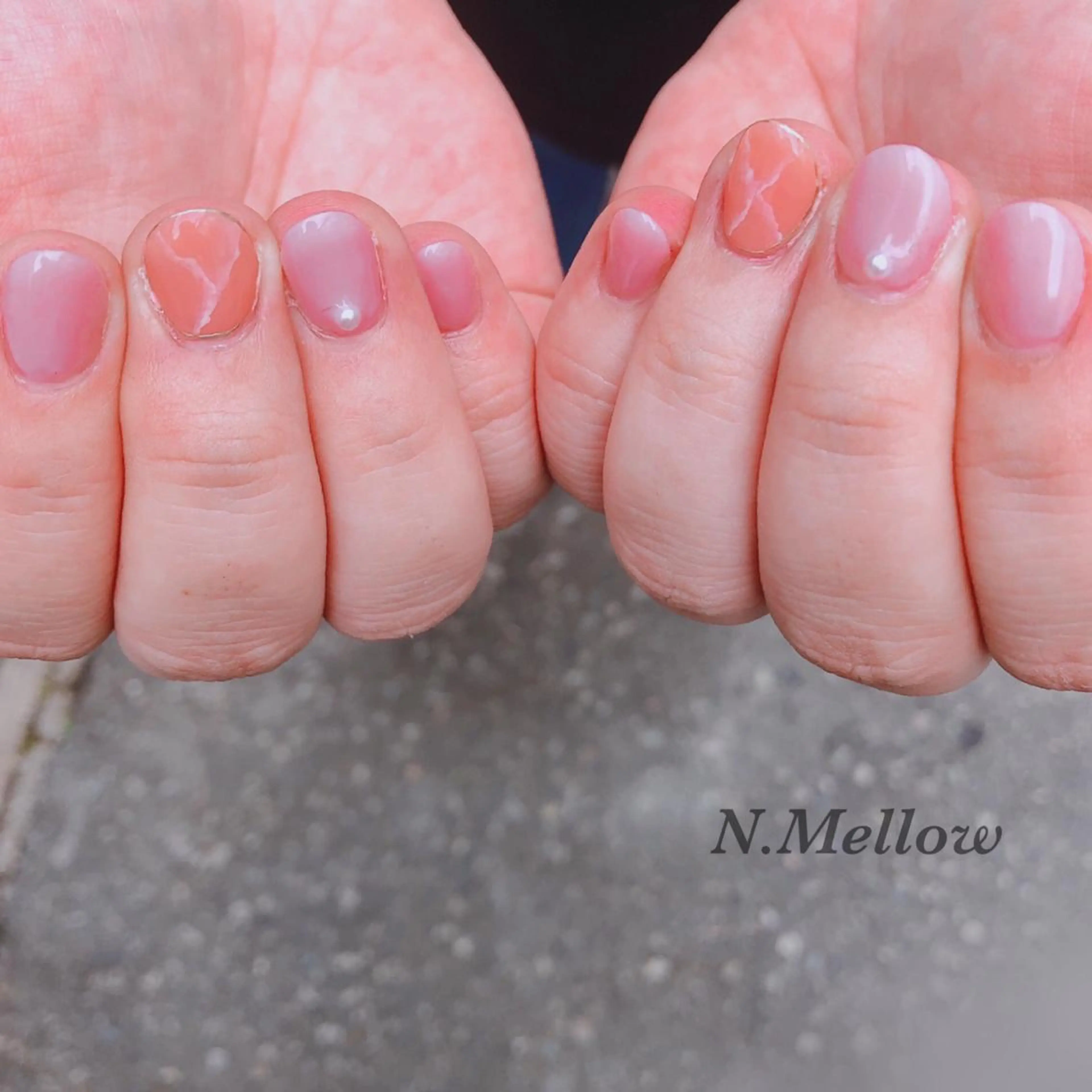 ネイル ワンカラーネイル ハンドネイル mayu 𓃠のネイルデザイン