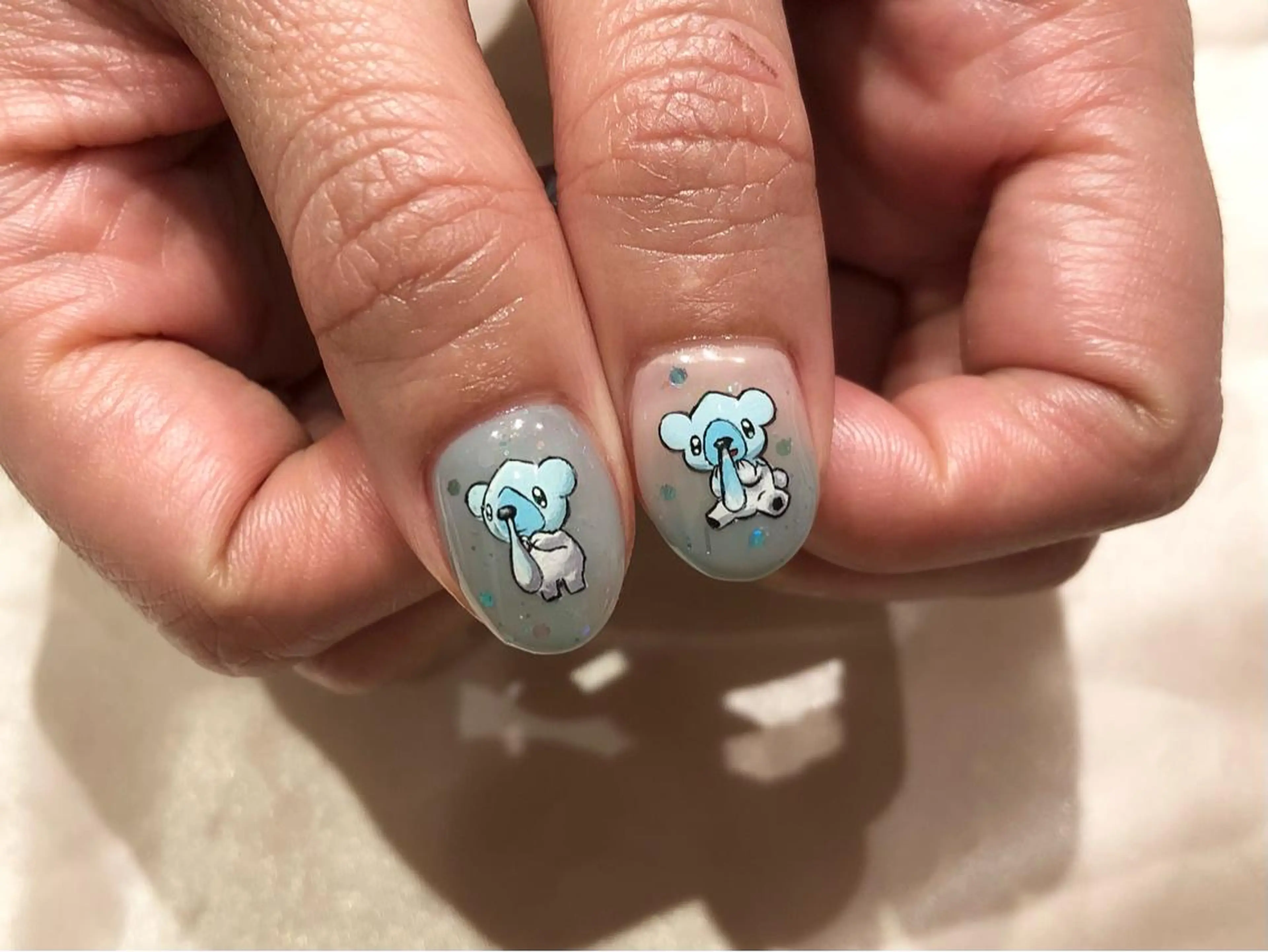 ネイル アートネイル ☽ ☾のネイルデザイン