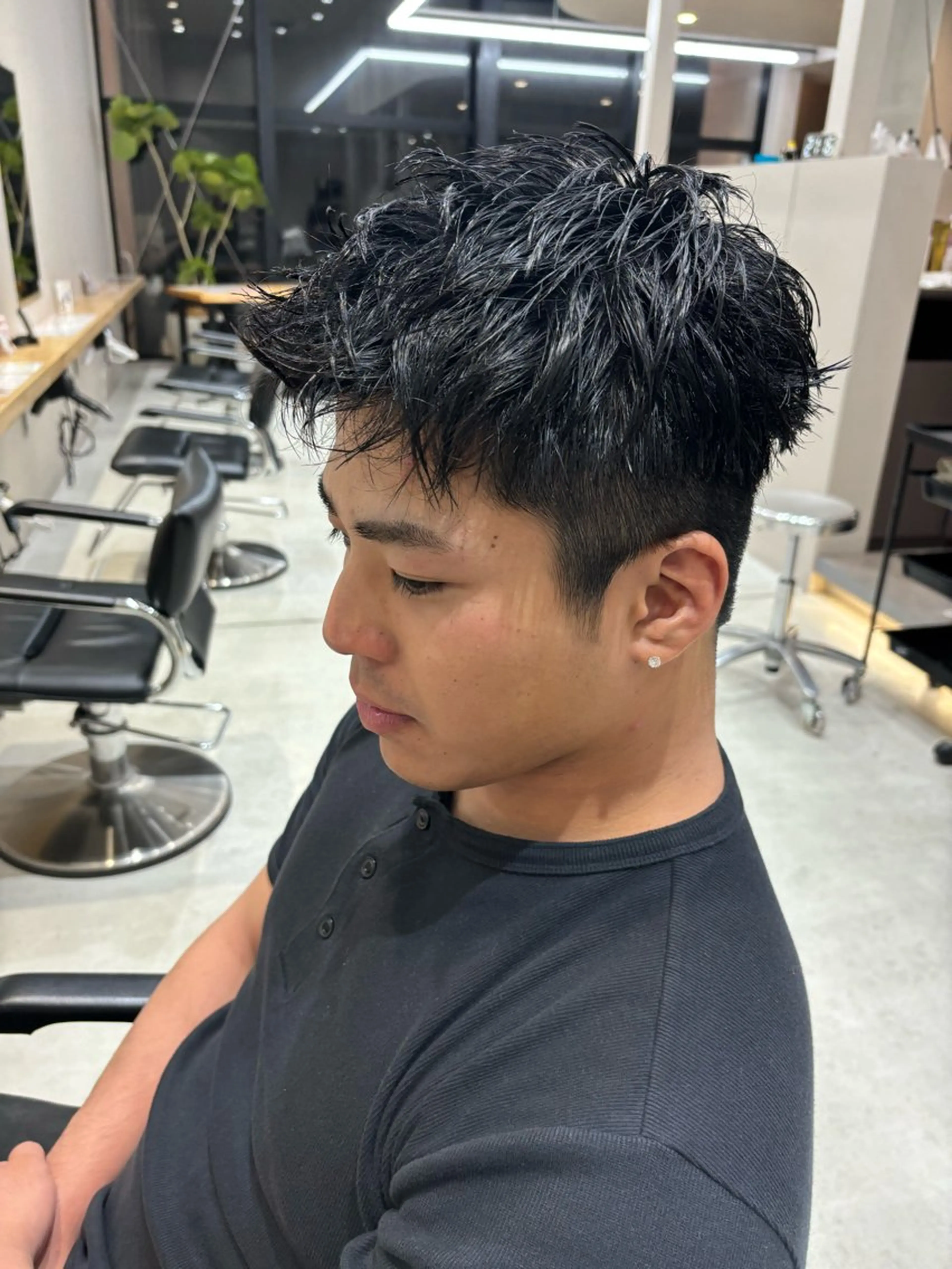 メンズカットモデル（シャンプー・ブロー込み）の写真