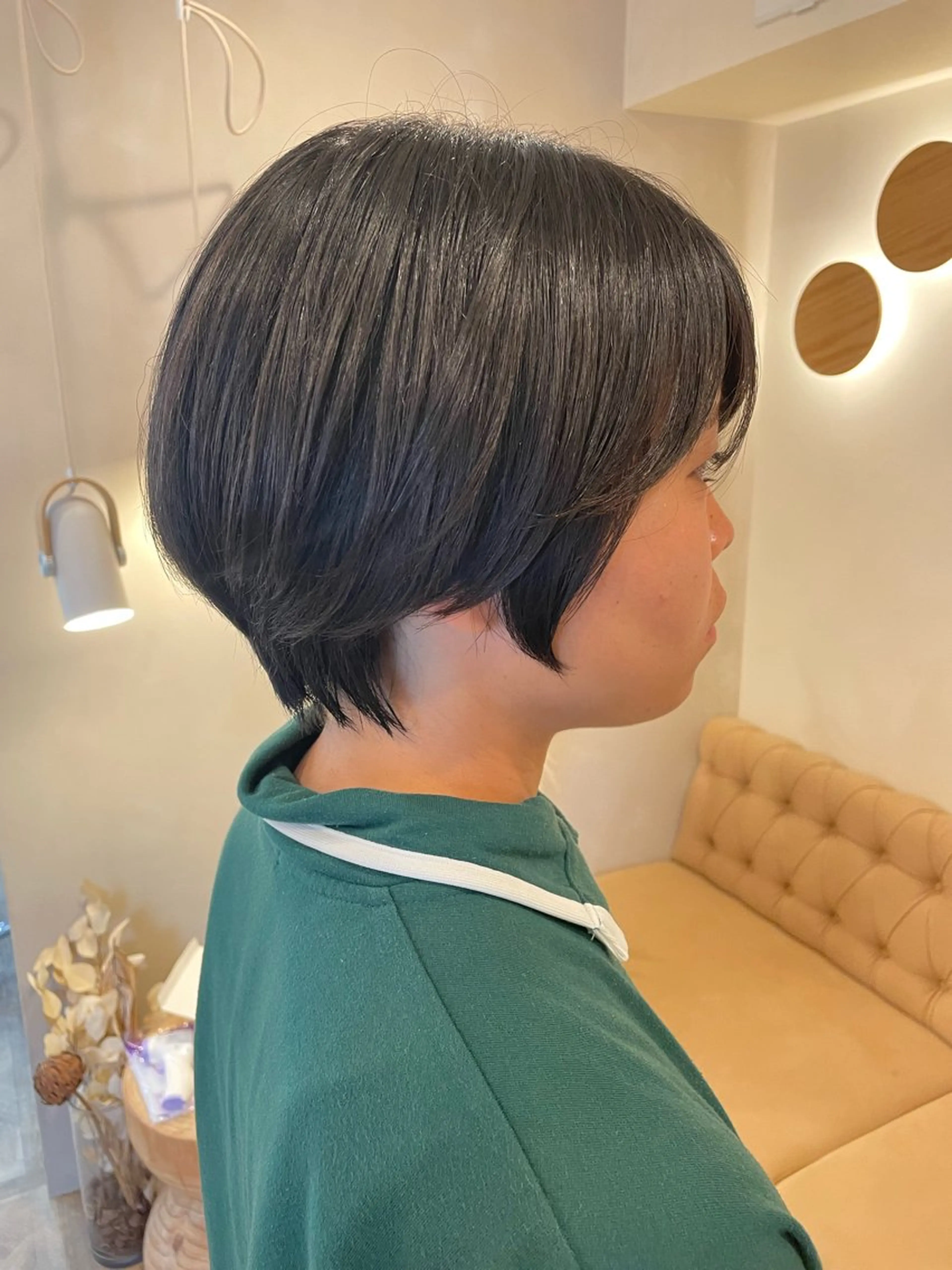 ショート ミルクティ/ピンク/ レイヤー/yuriaのヘアスタイル