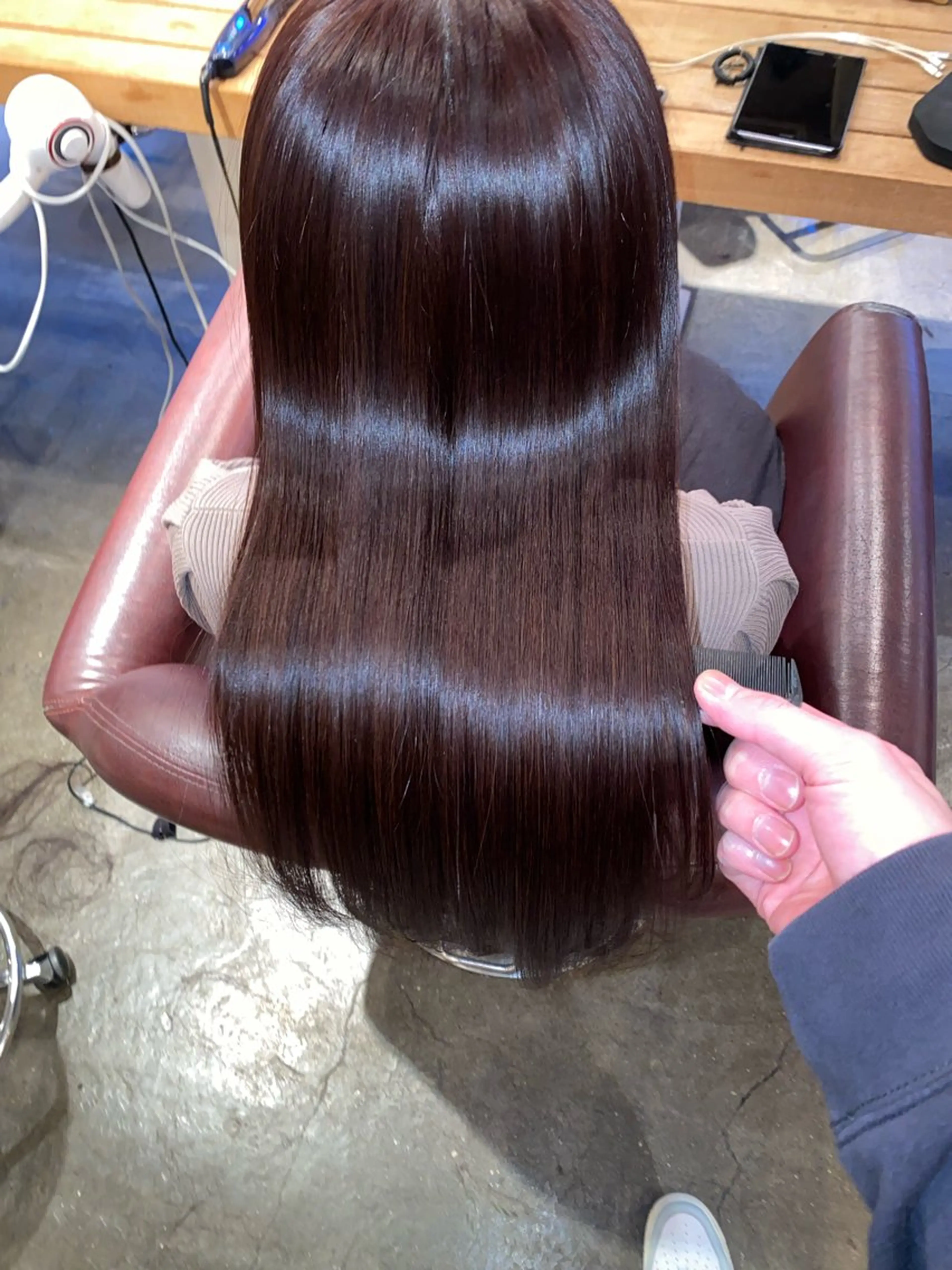 ロング 髪質改善／美髪矯正 林田和真のヘアスタイル