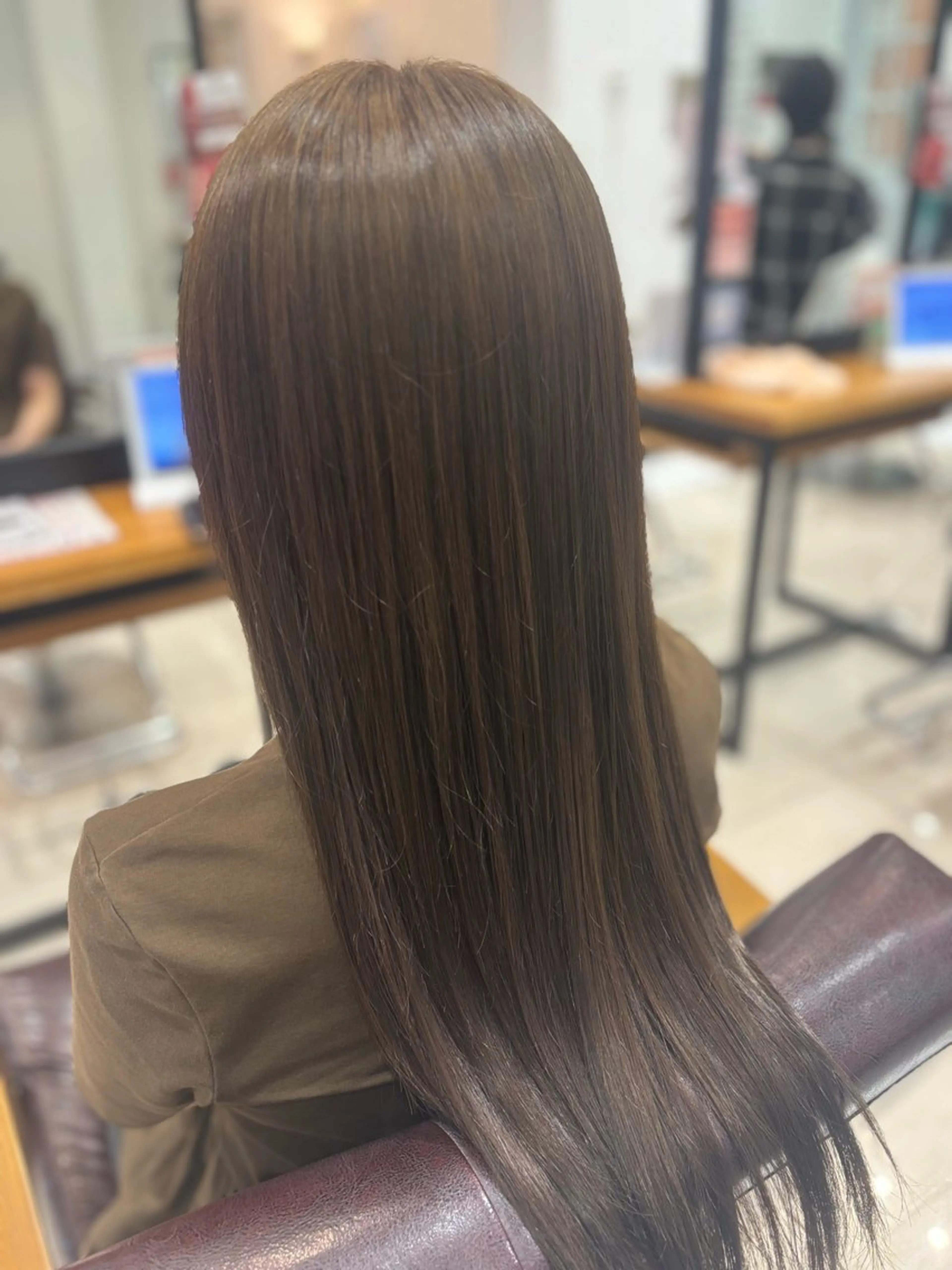 ロング カラー 艶カラー/赤み消しカ ラー/yukiのヘアスタイル