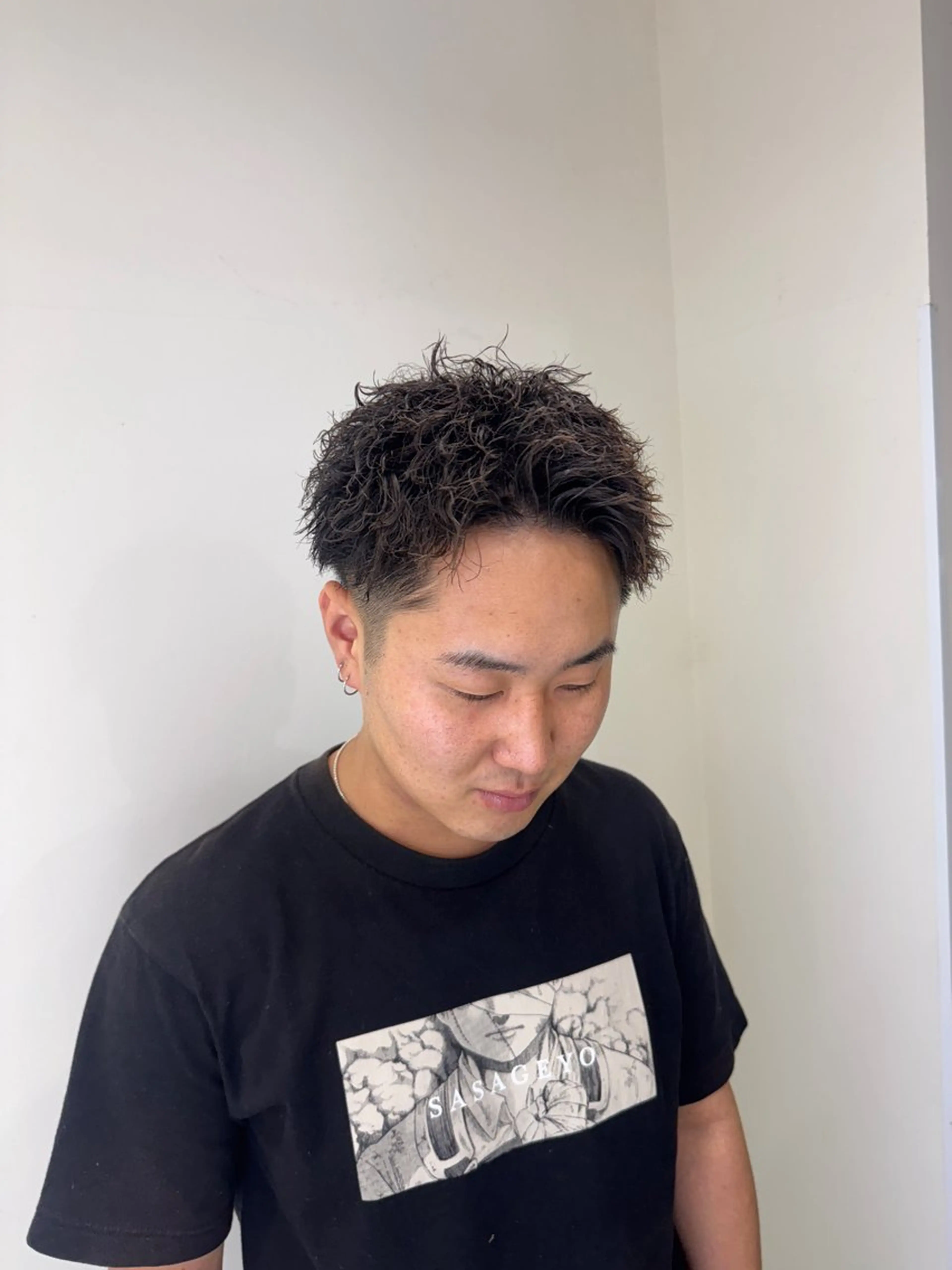 パーマ メンズ パーマ tomona 𝜗𝜚のヘアスタイル