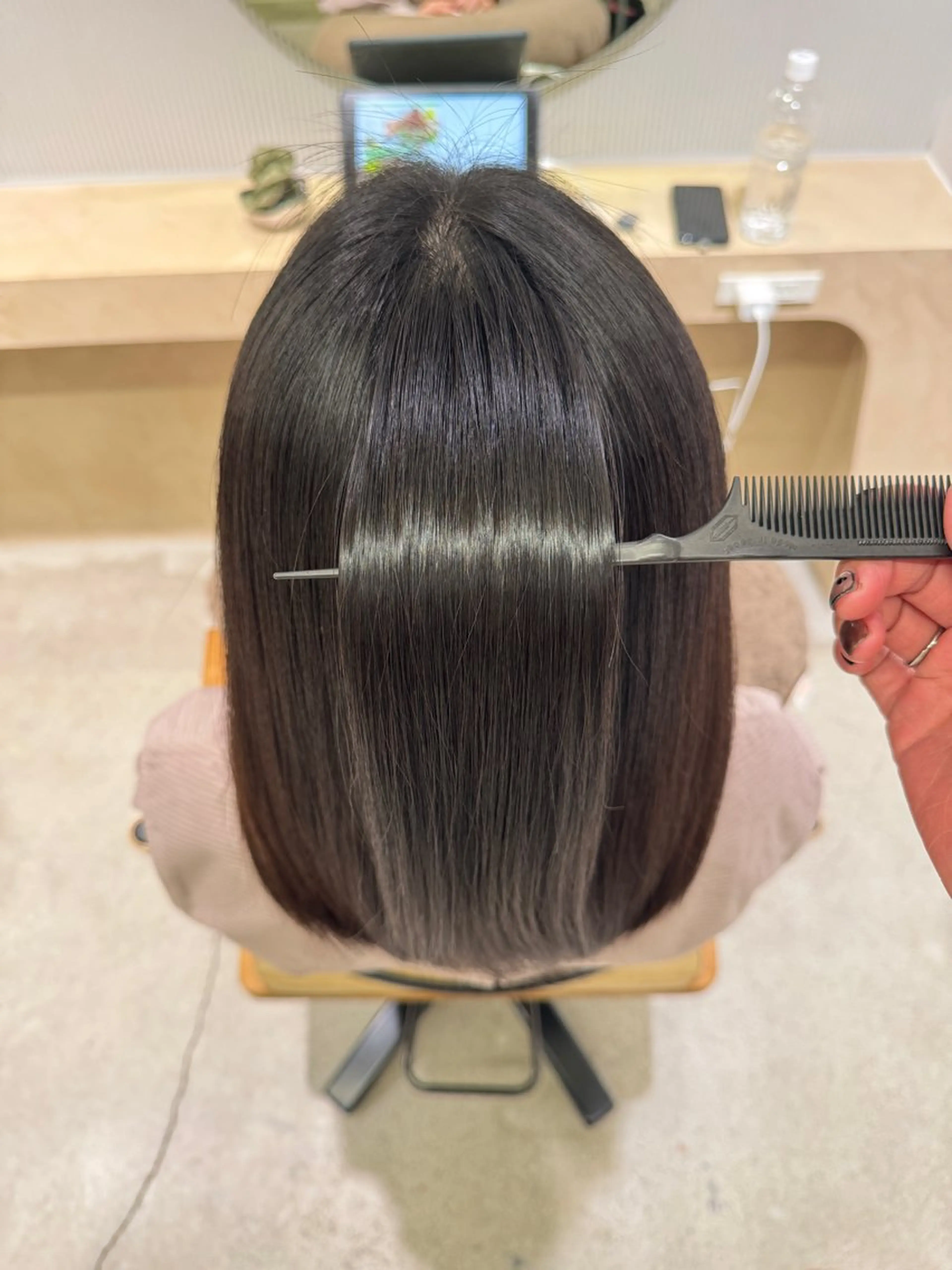 ulu名古屋栄所属・落合しほ/韓国ヘア/ 髪質改善/縮毛矯正のヘアスタイル
