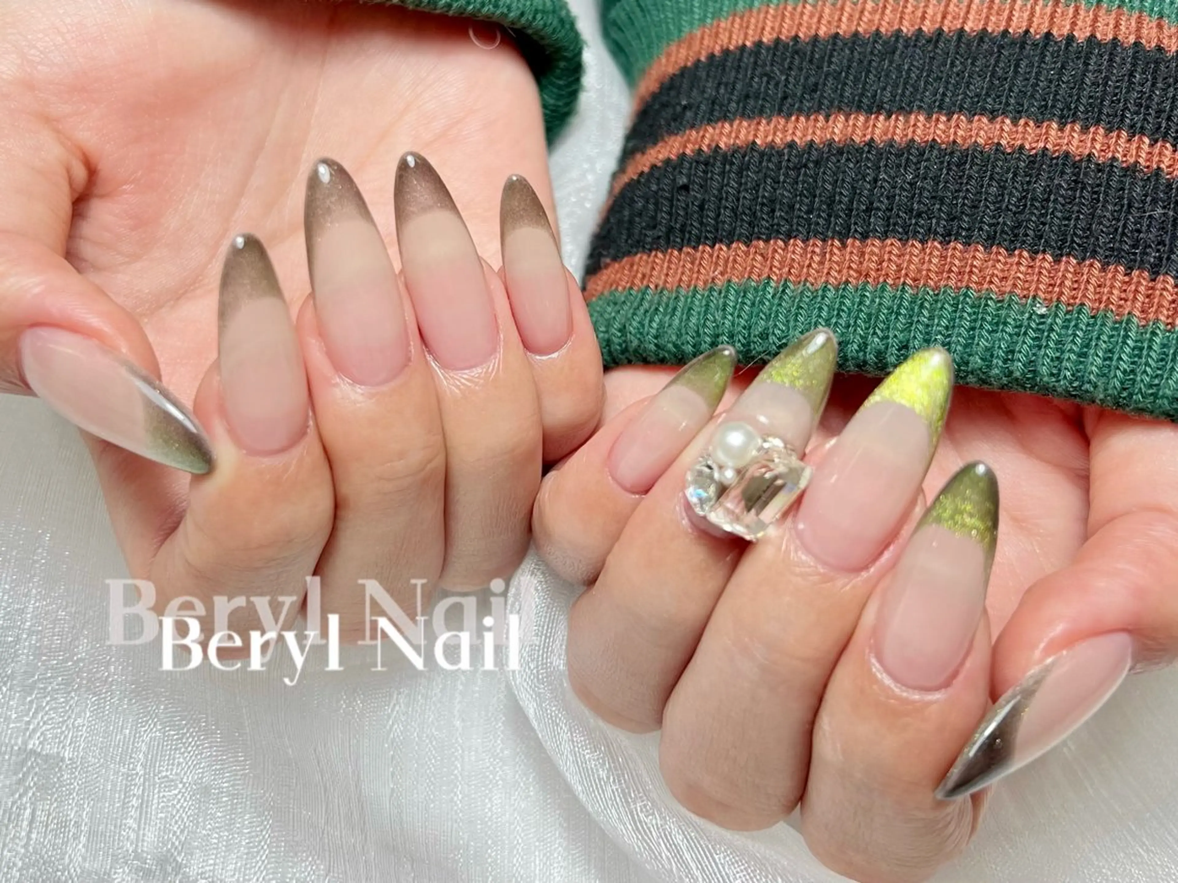 ロング ハンドネイル Beryl Nail所属・Beryl Nail 新大久保のネイルデザイン