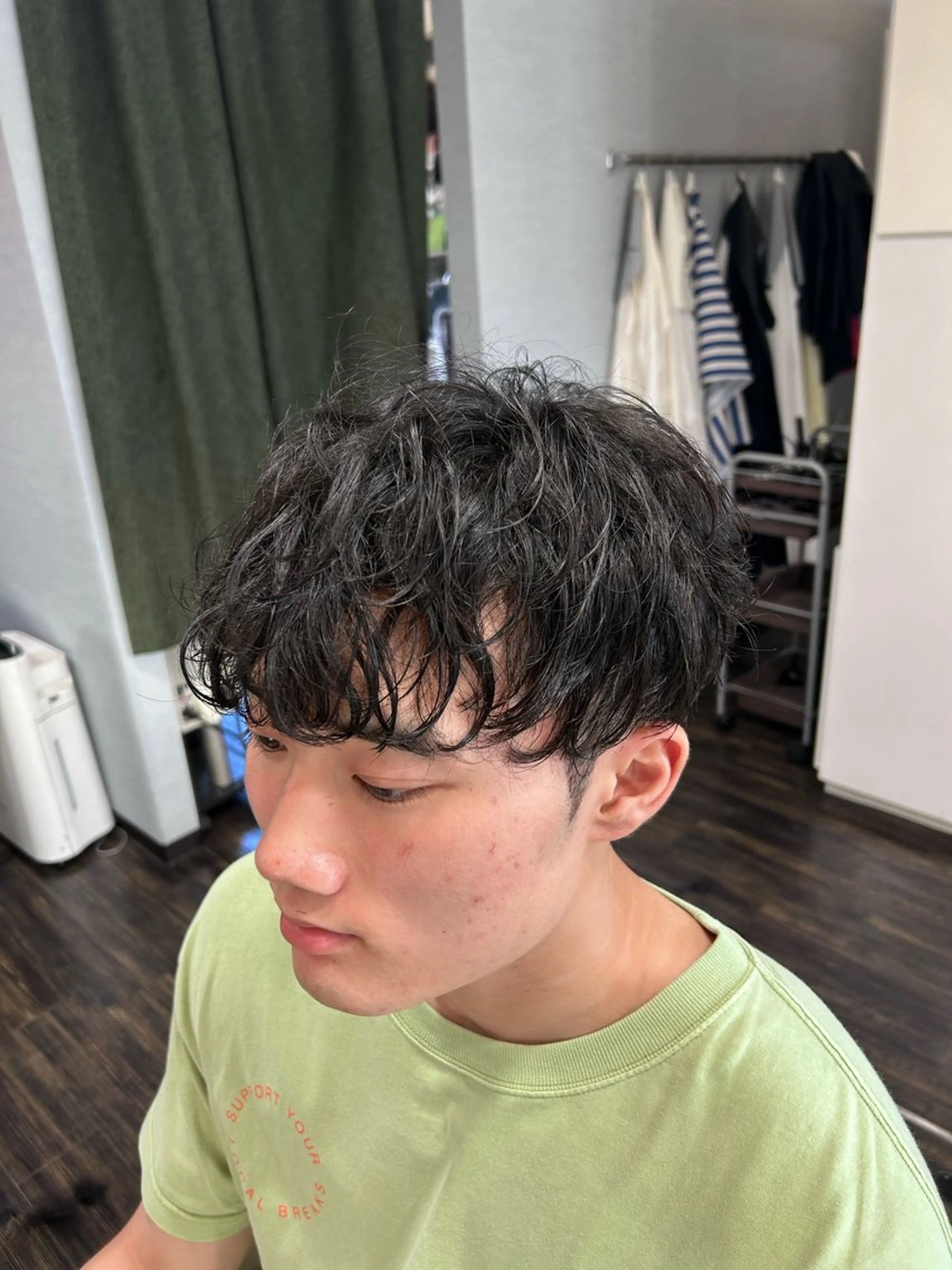 パーマ メンズ Act hair所属・カットモデル募集中/ 共和/大場和哉のヘアスタイル