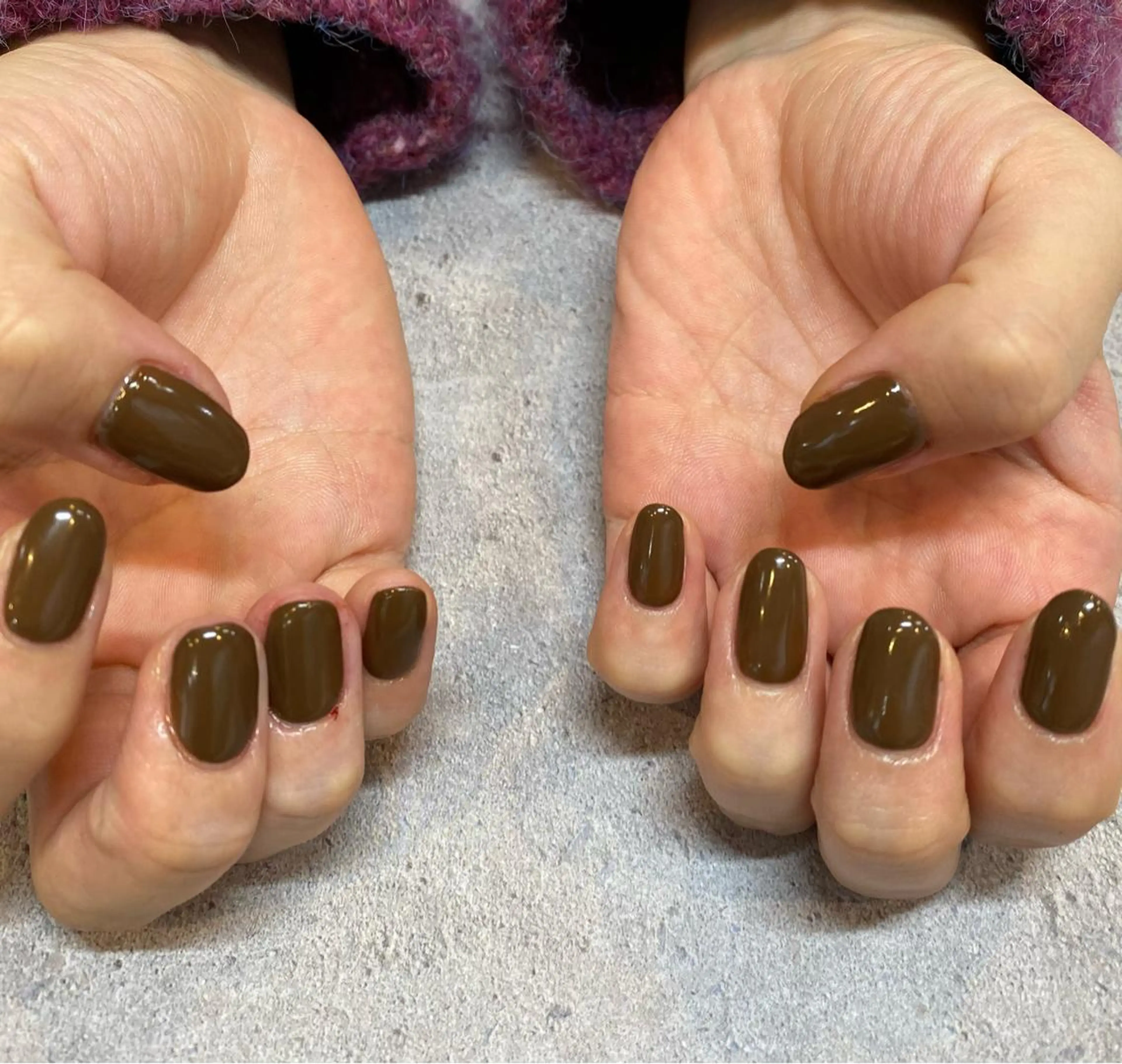 ネイル ワンカラーネイル nail salon eve...のネイルデザイン