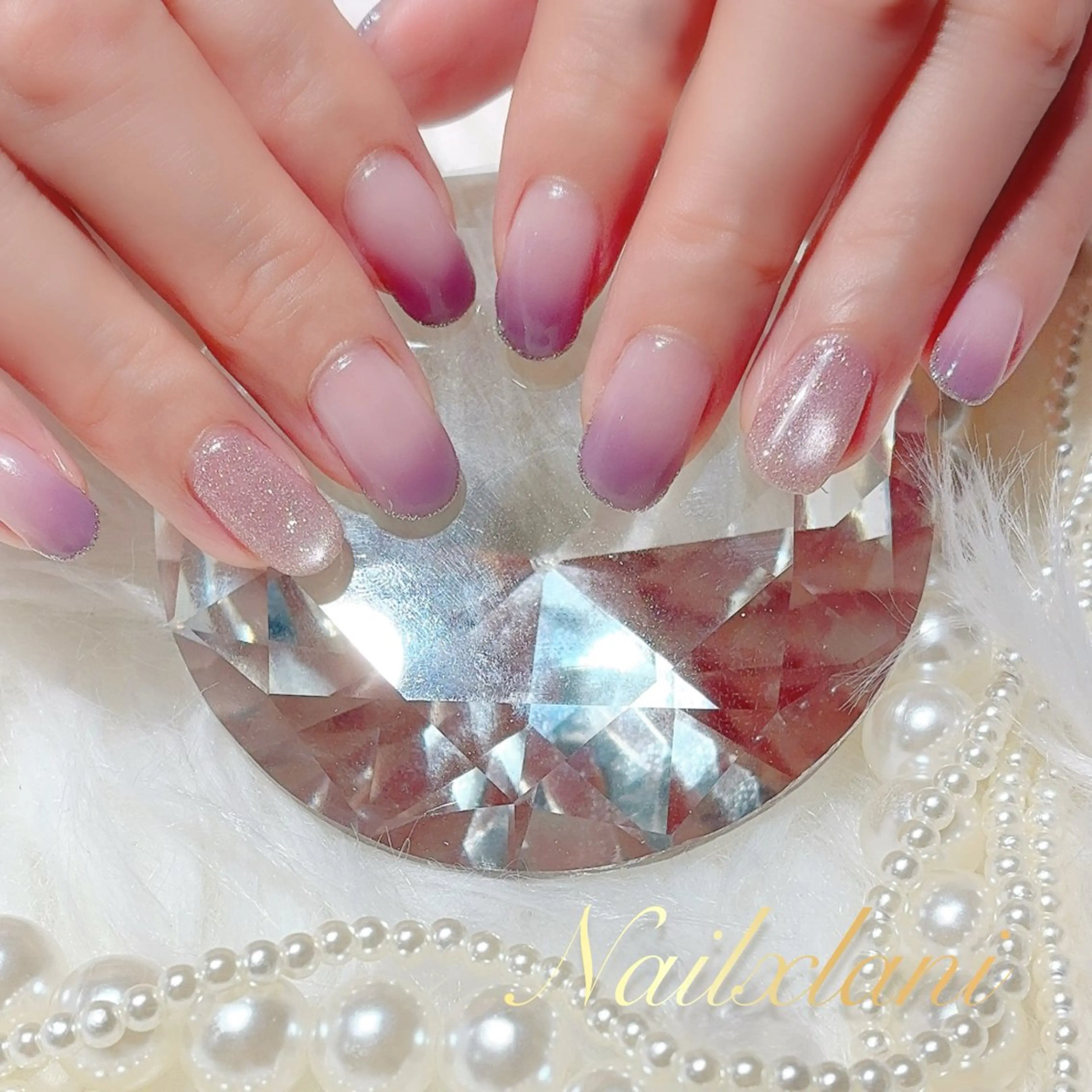 ネイル フットネイル ジェルネイル マグネットネイル 持ち込み パラジェル Nail×Lani 深爪矯正対応◎のネイルデザイン