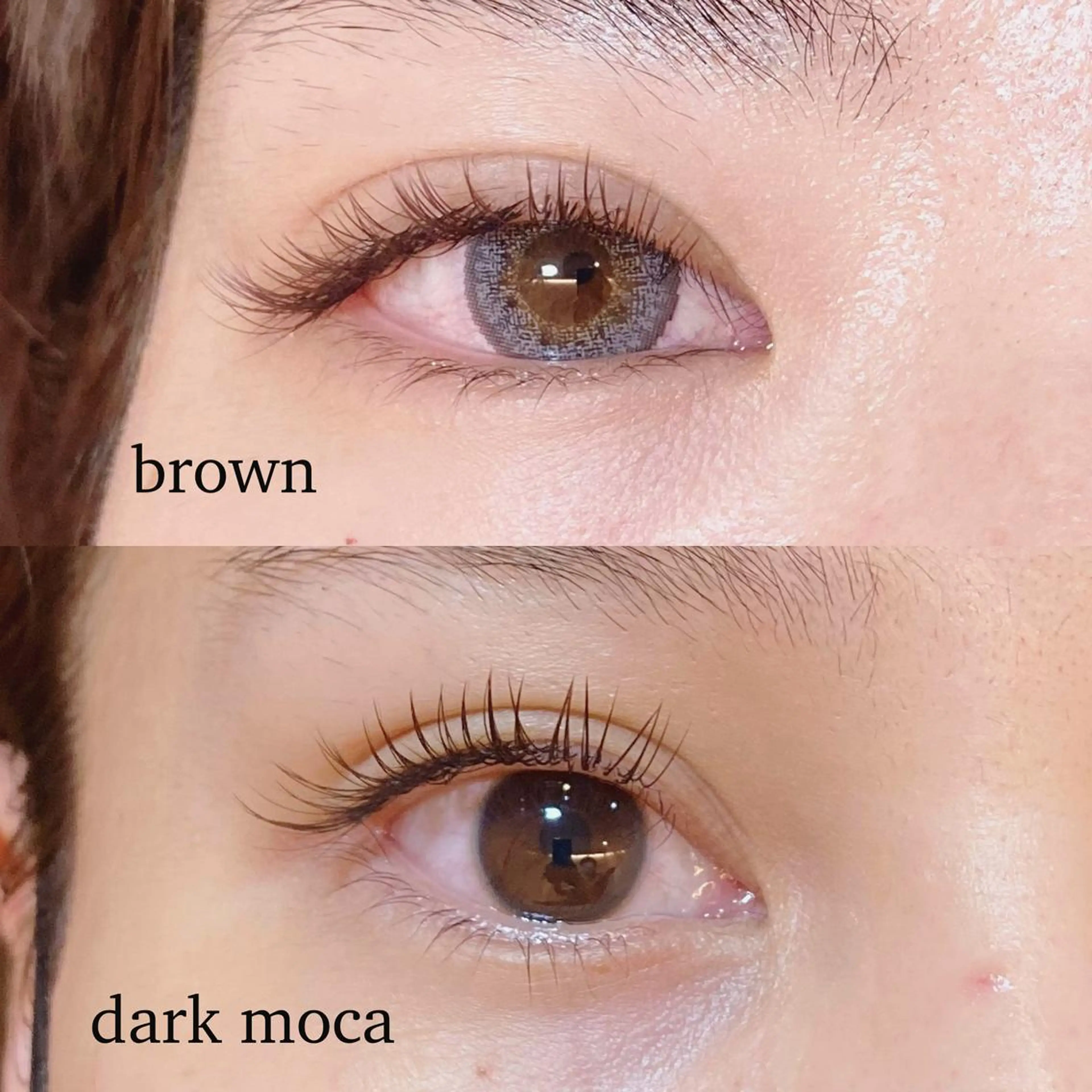 キッズ マツエク・マツパ カラーマツエク フラットラッシュ ミンク ナチュラル sola: neolive出沼のマツエク・マツパデザイン