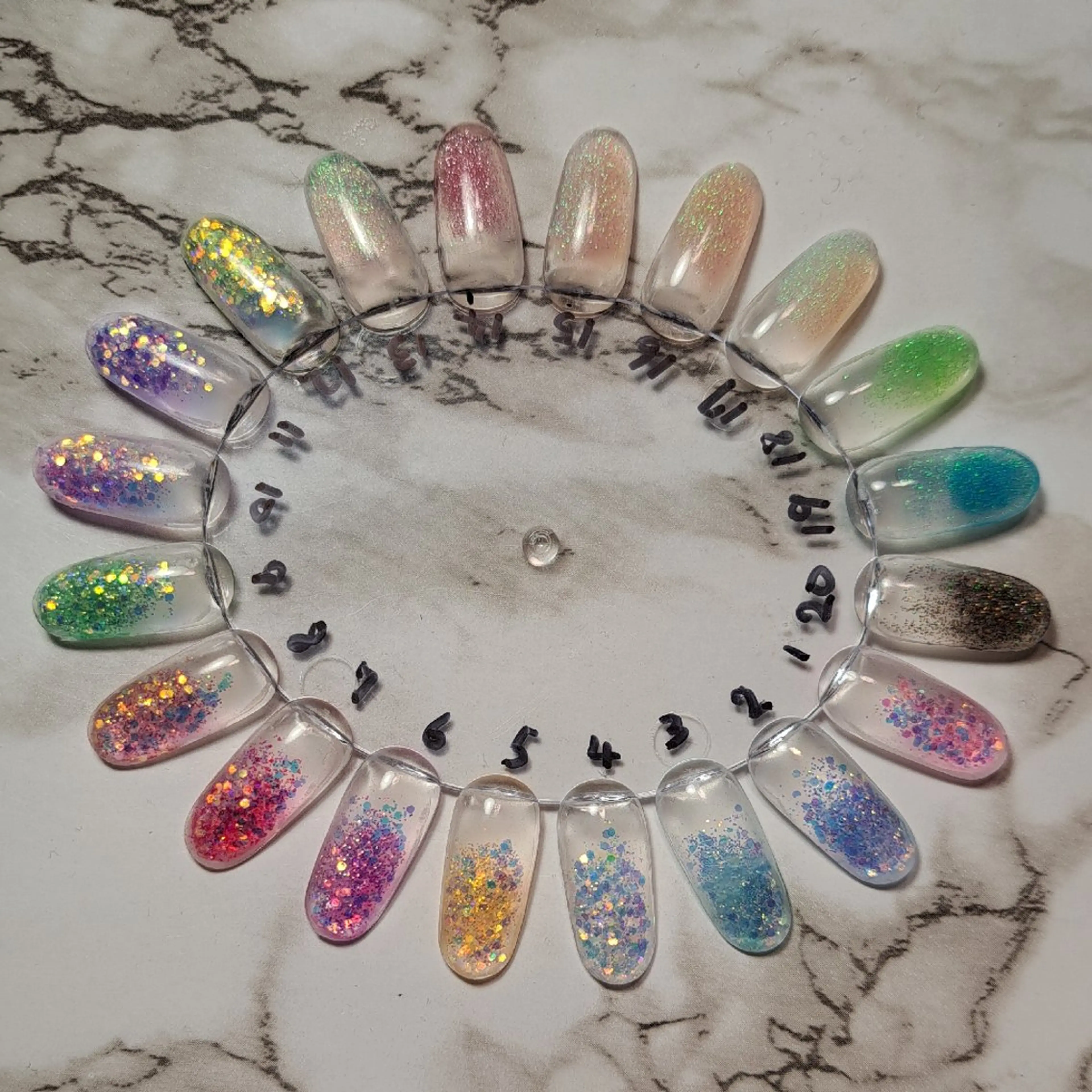 スカルプネイルの写真