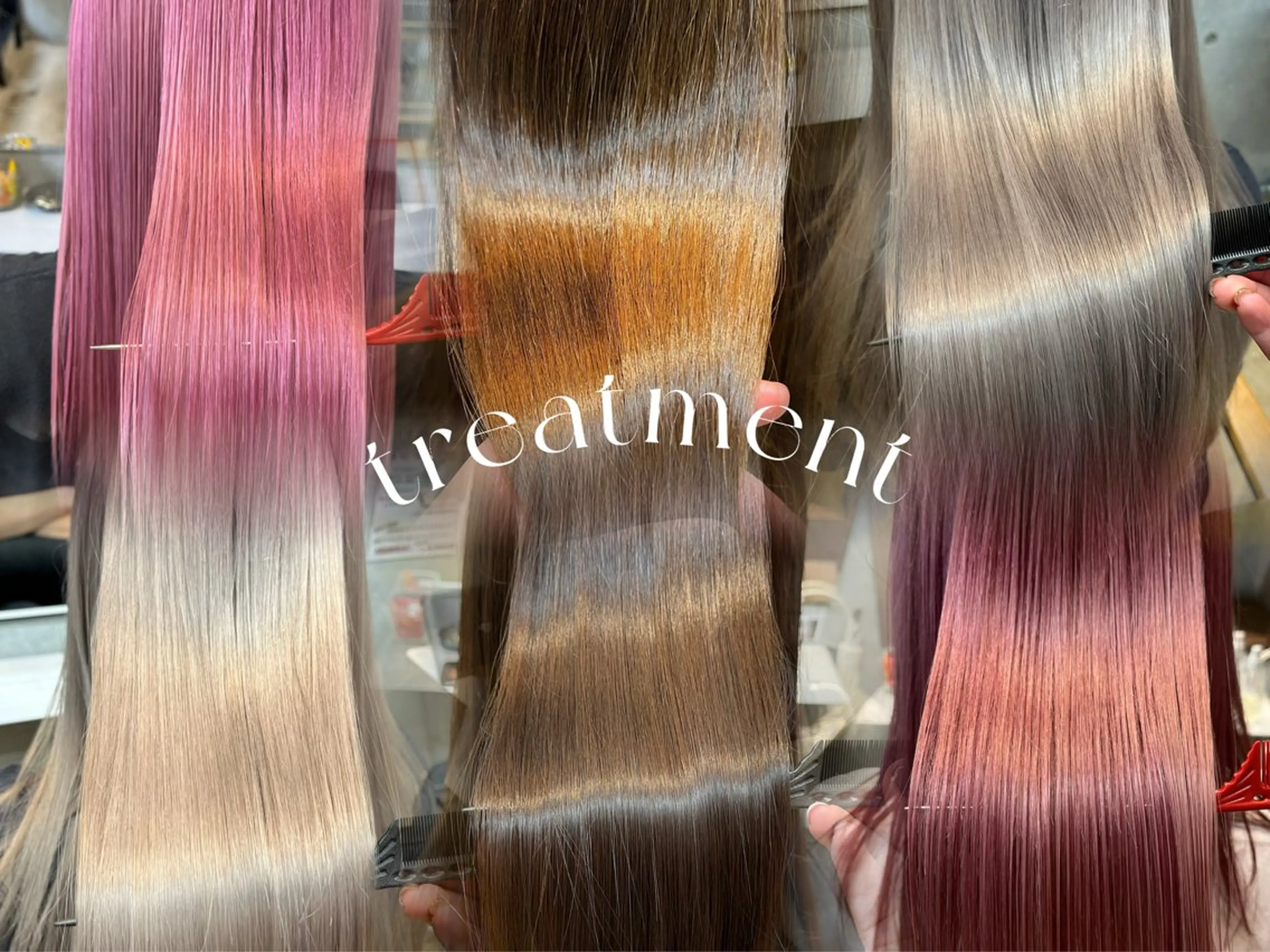 ロング トリートメント トリートメント カコ/レイヤーカット ヘアアレンジのヘアスタイル