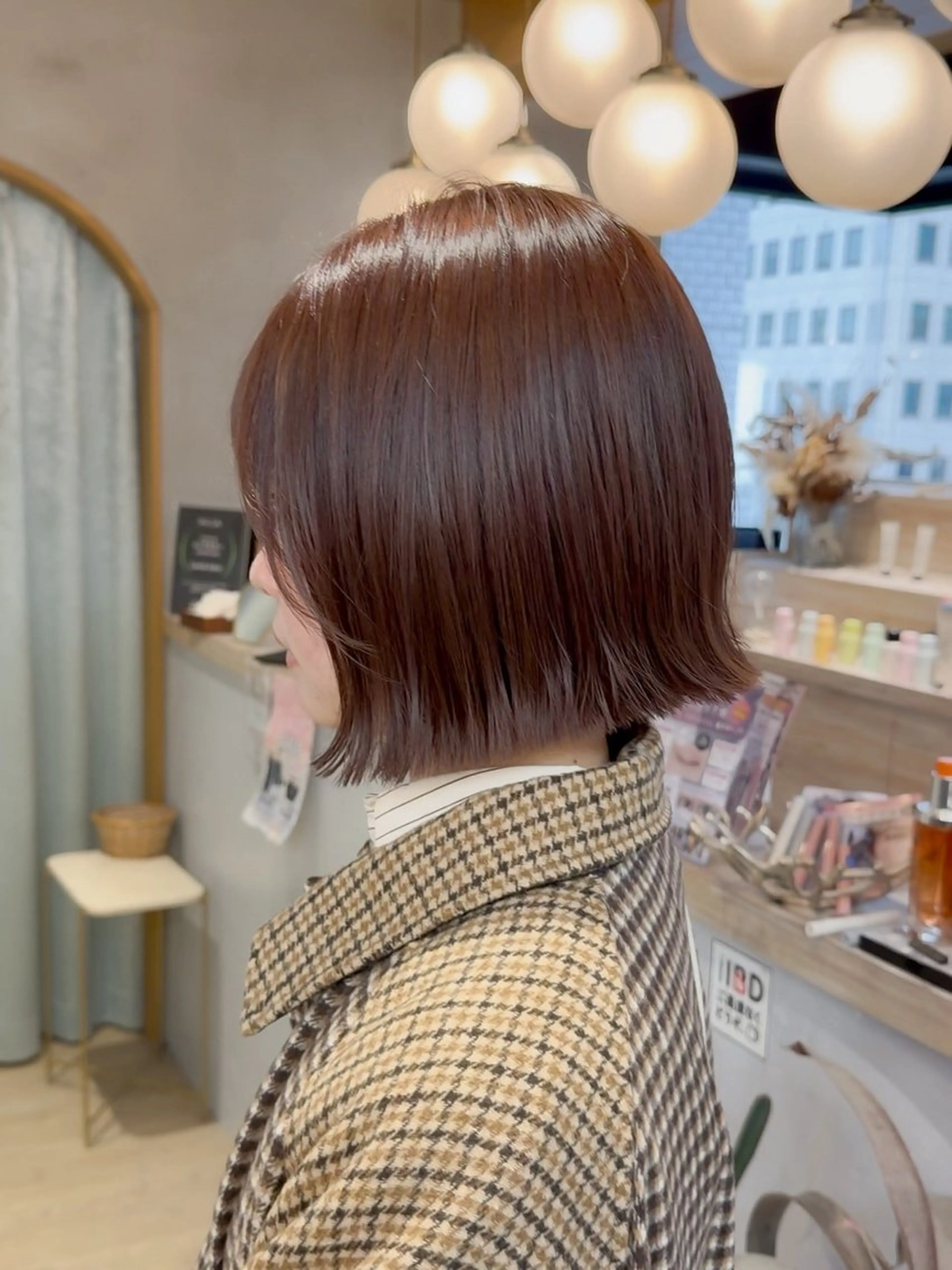 ショート カラー ボブ 髪質改善 似合わせカット ショートヘア カット ヘアカラー トリートメント 縮毛矯正/髪質改善 /ボブ/ともきのヘアスタイル