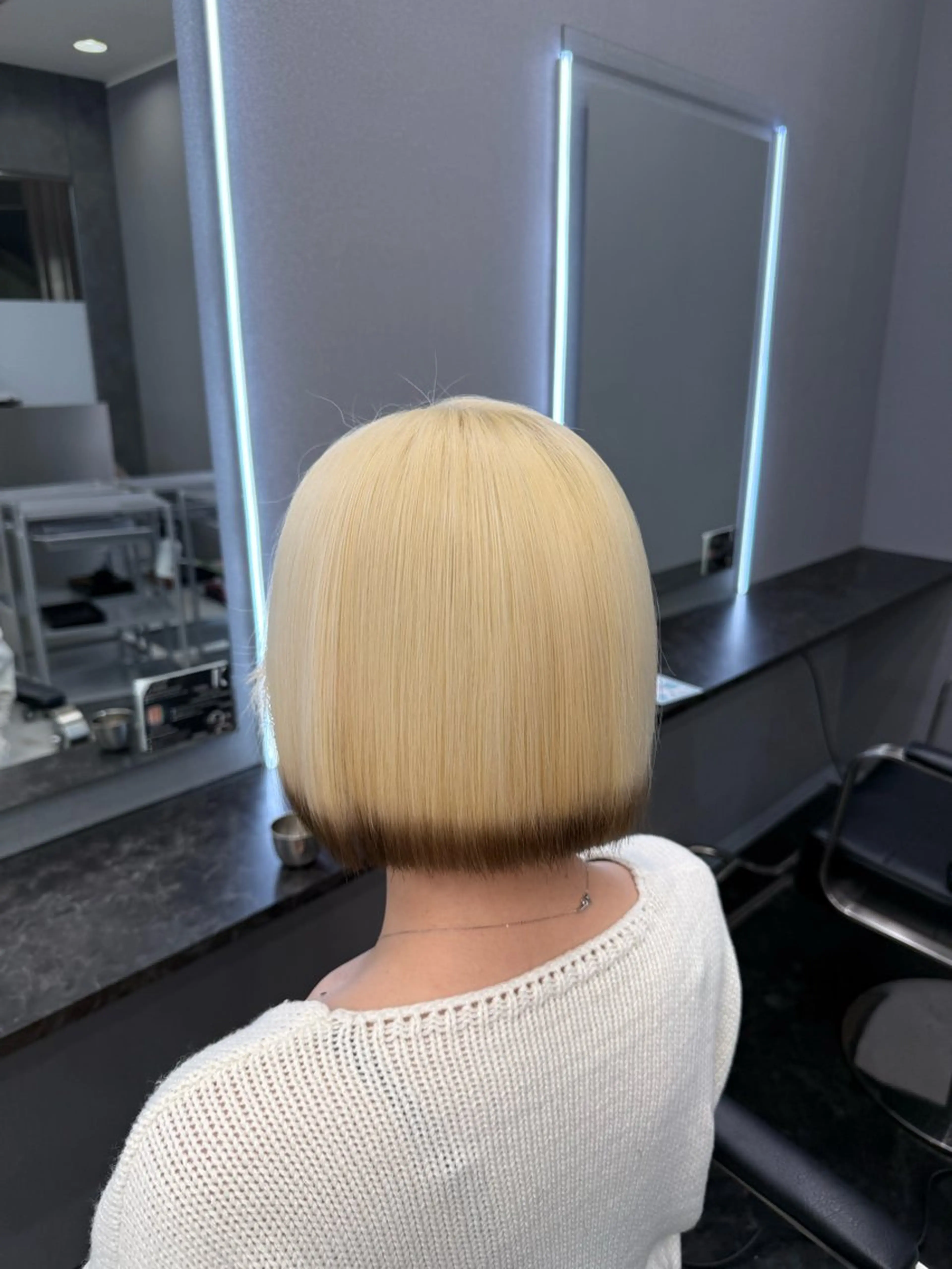 ショート カラー ヘアアレンジ 韓国ヘア🖤/透明感 shihoのヘアスタイル