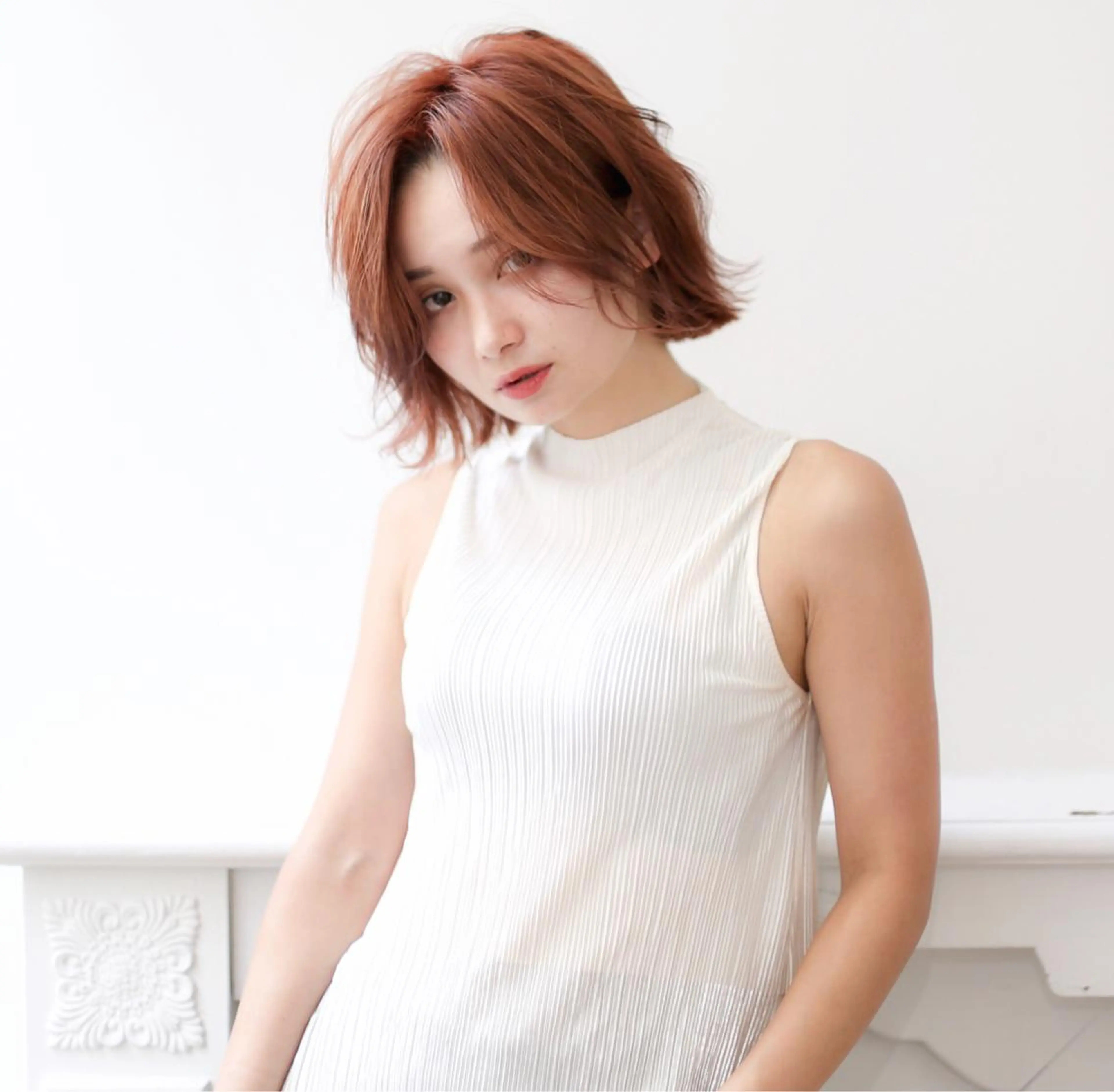 ショート カット ヘアカラー トリートメント ＨＩ ROのヘアスタイル