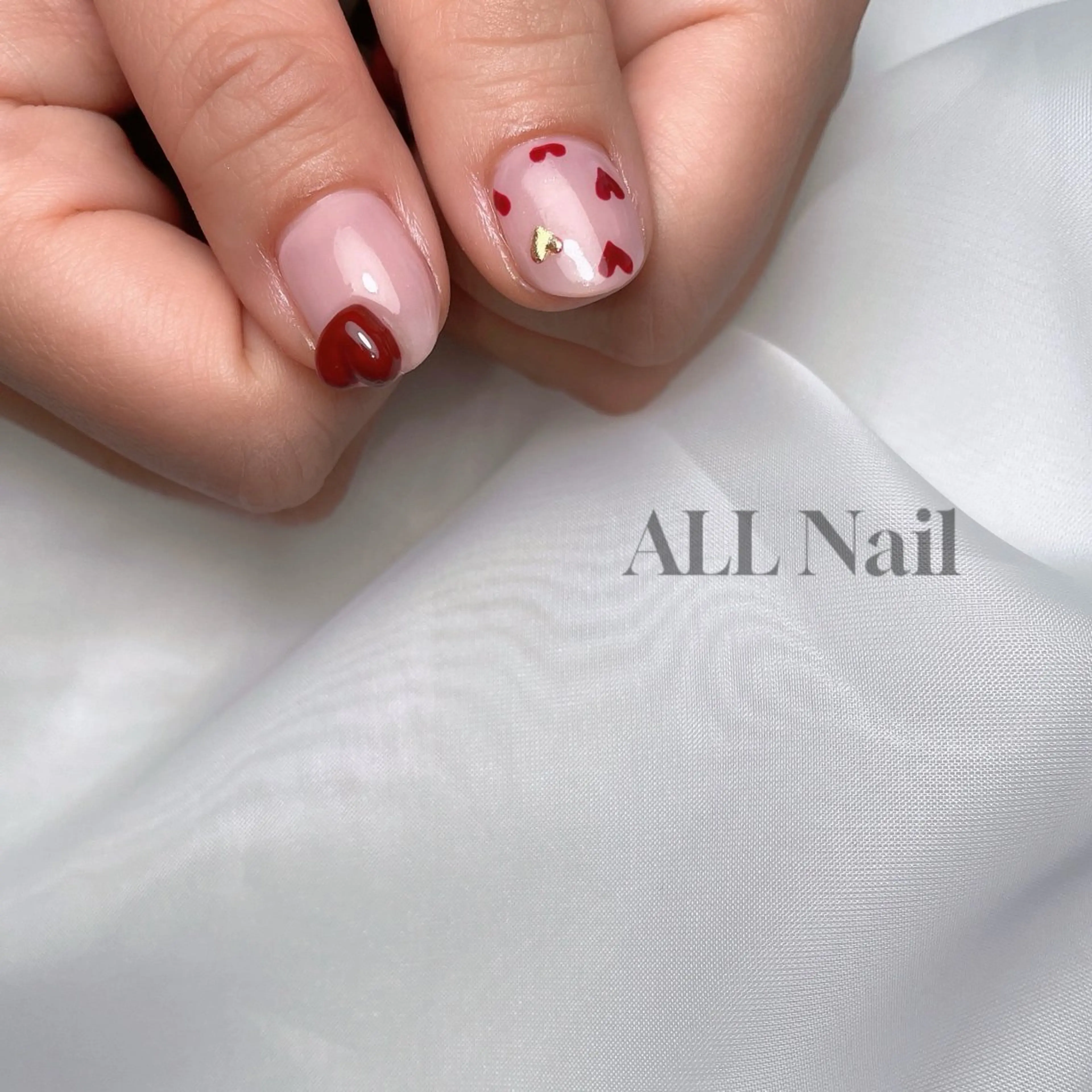ネイル ハート ぷっくりネイル ALL Nail &whiteningのその他イメージ