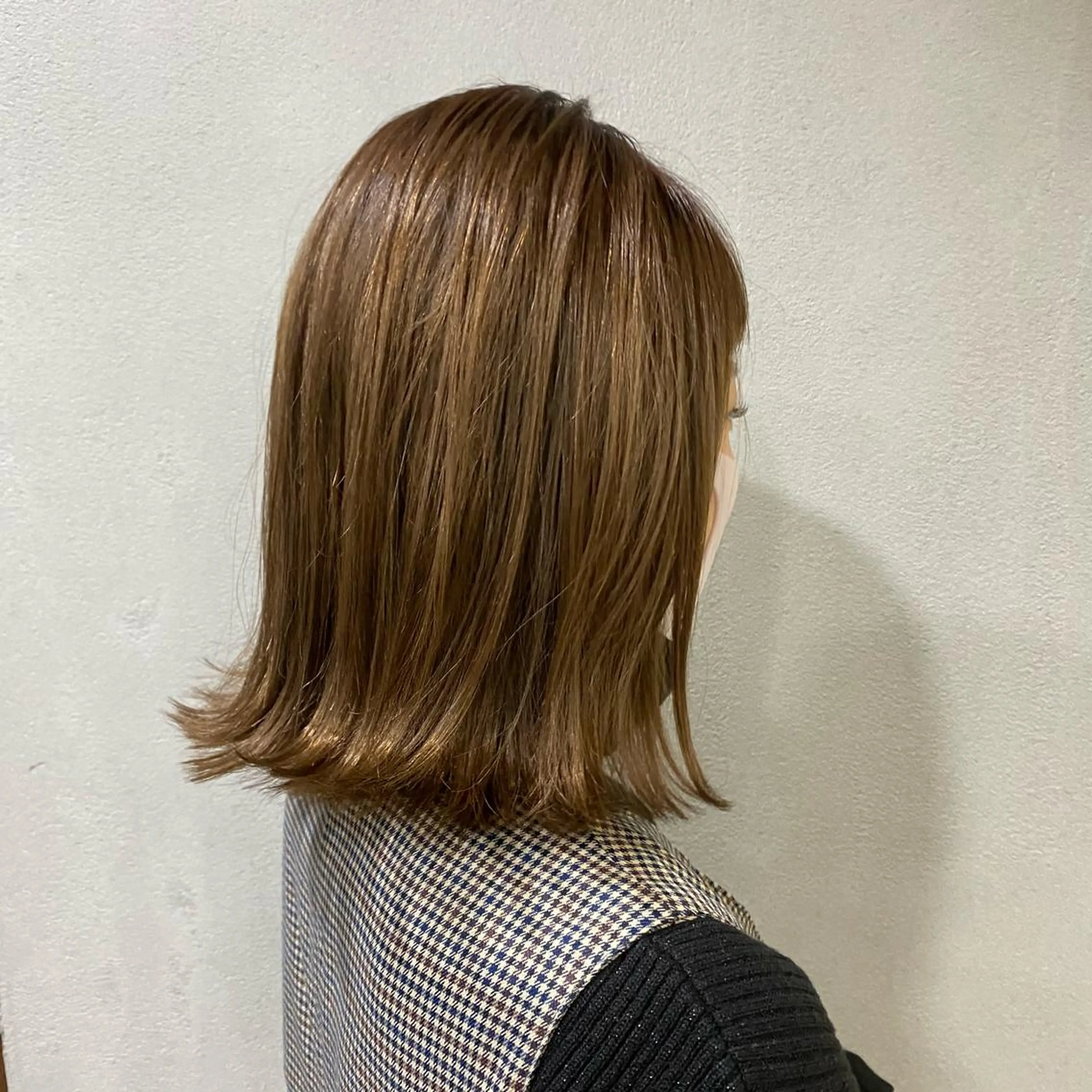 ミディアム ボブ/パーマ ミヒラケイタのヘアスタイル