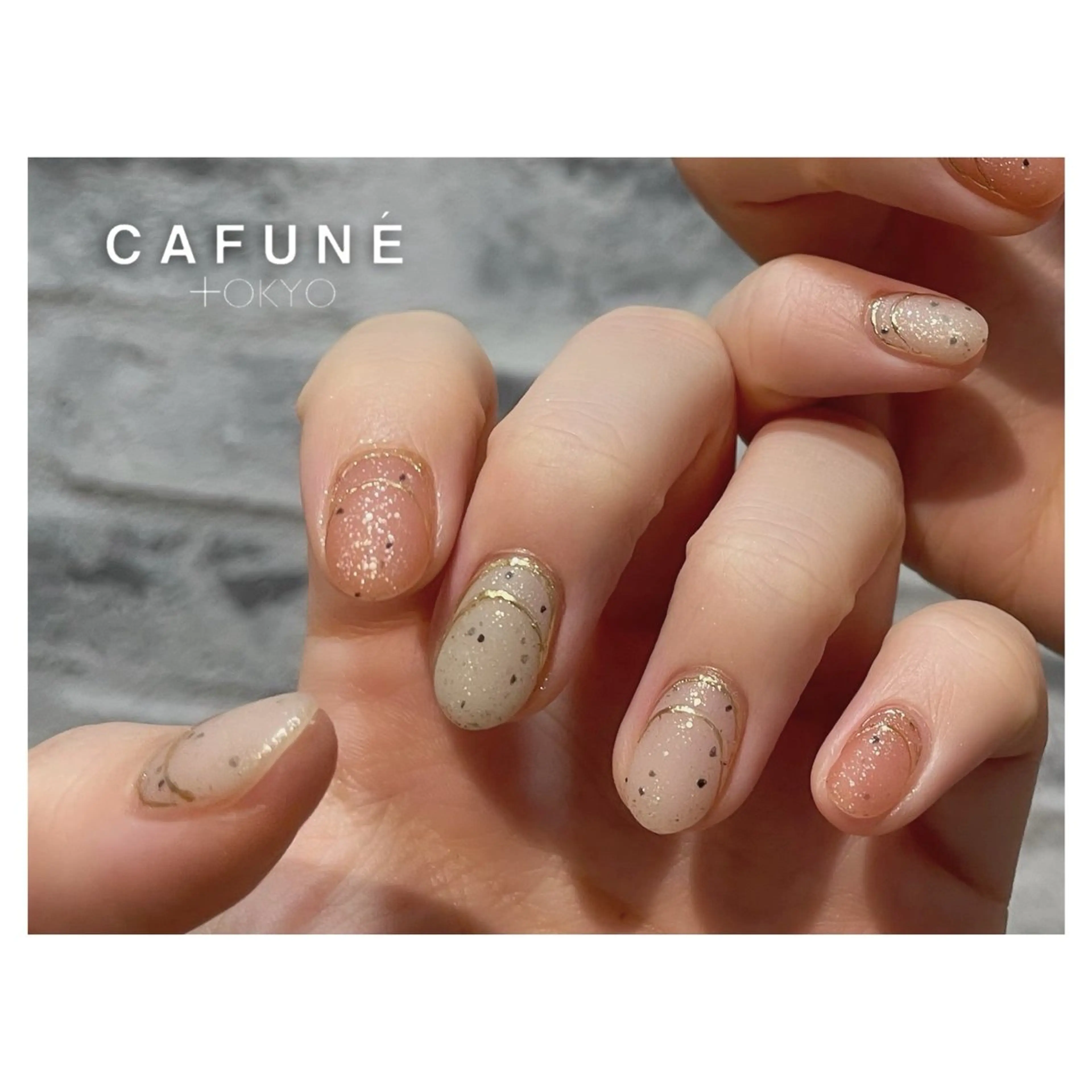 ネイル ハンドネイル CAFUNÉ tokyo所属・☾ ໋CAFUNE yuki︎︎𓂃⟡のネイルデザイン