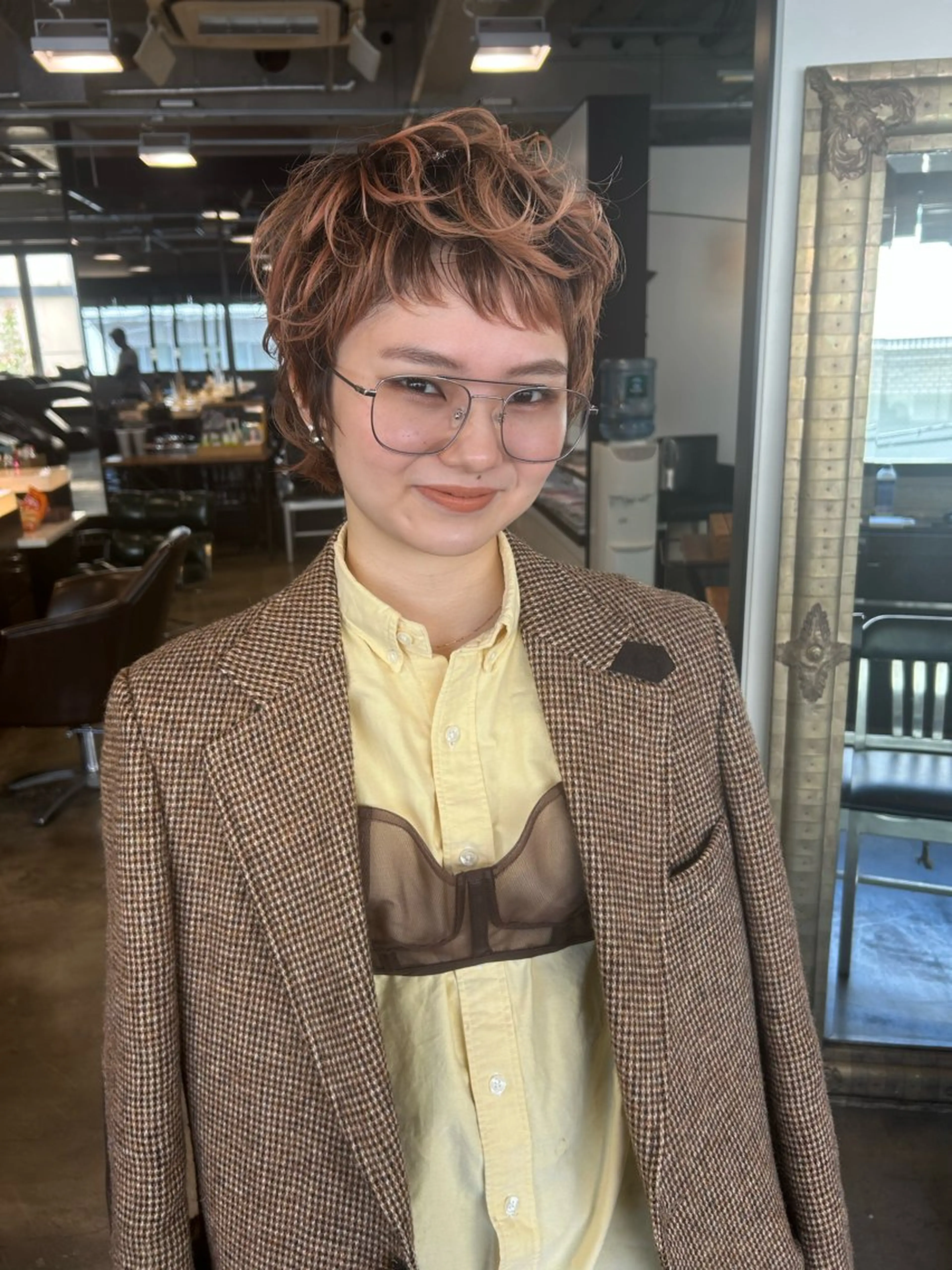 ショート unsarto所属・レイヤー💫パーマ 🌙 nanacoのヘアスタイル