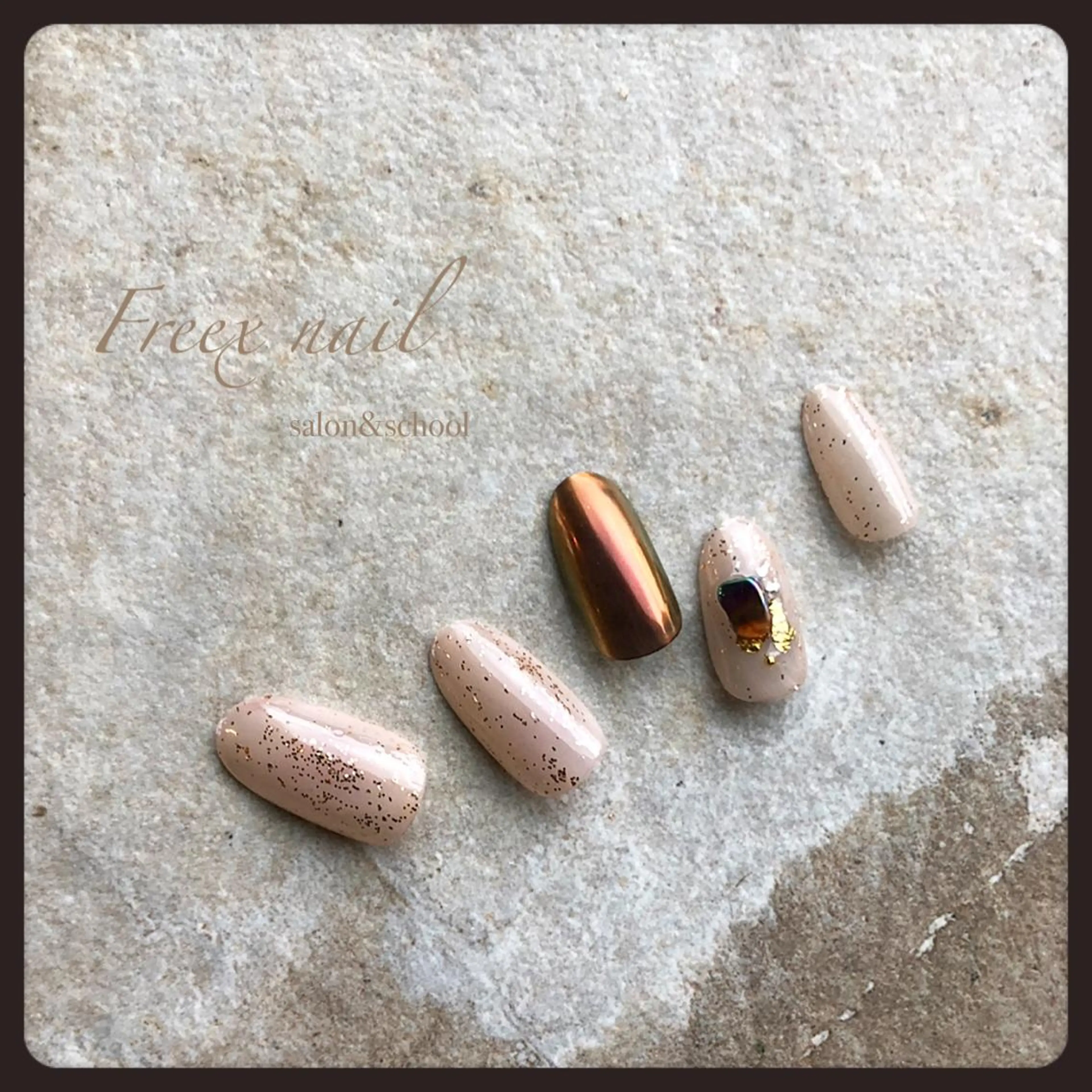 ネイル ミラーネイル Freex nail所属・freex nail /ニュアンス/個性派のネイルデザイン