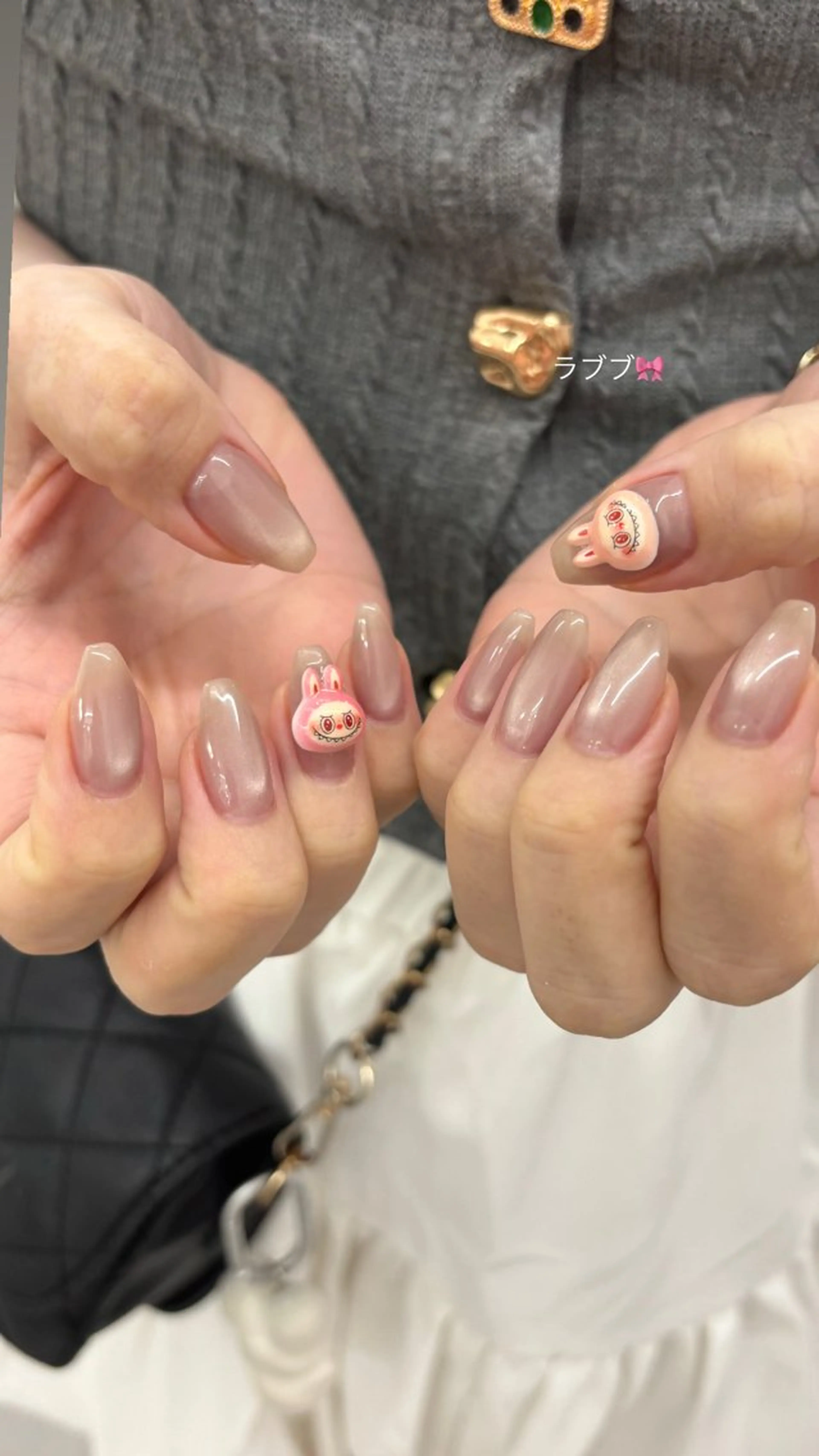 ネイル チークネイル フットネイル フレンチネイル ガーリー グラデーション ハンドネイル GO TODAY SHAiRE SALON 表参道colore店所属・emmi nailのネイルデザイン