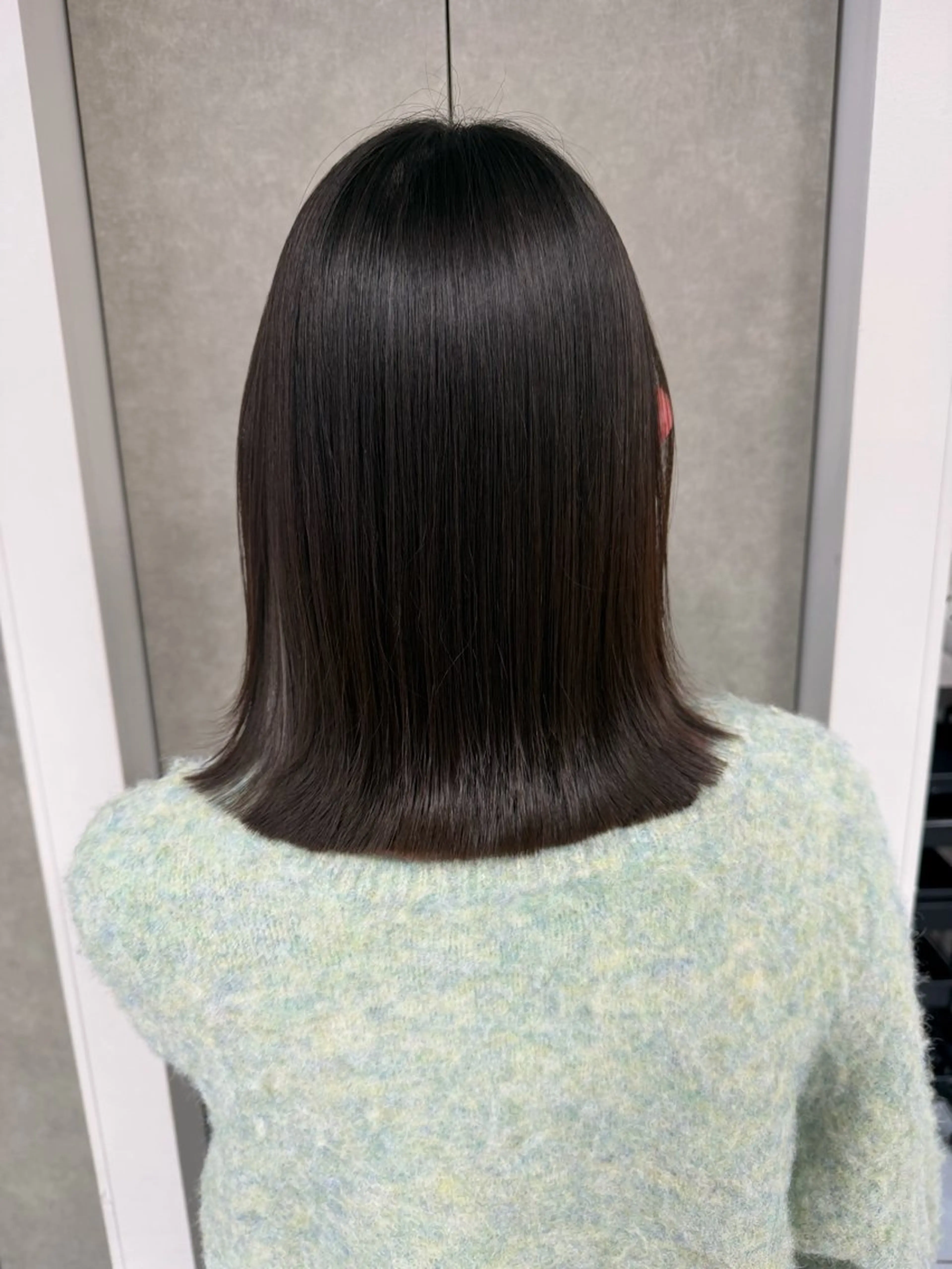 ミディアム パーマ カット 縮毛矯正 トリートメント 髪質改善/縮毛矯正 /ブリーチ矯正/岡部のヘアスタイル