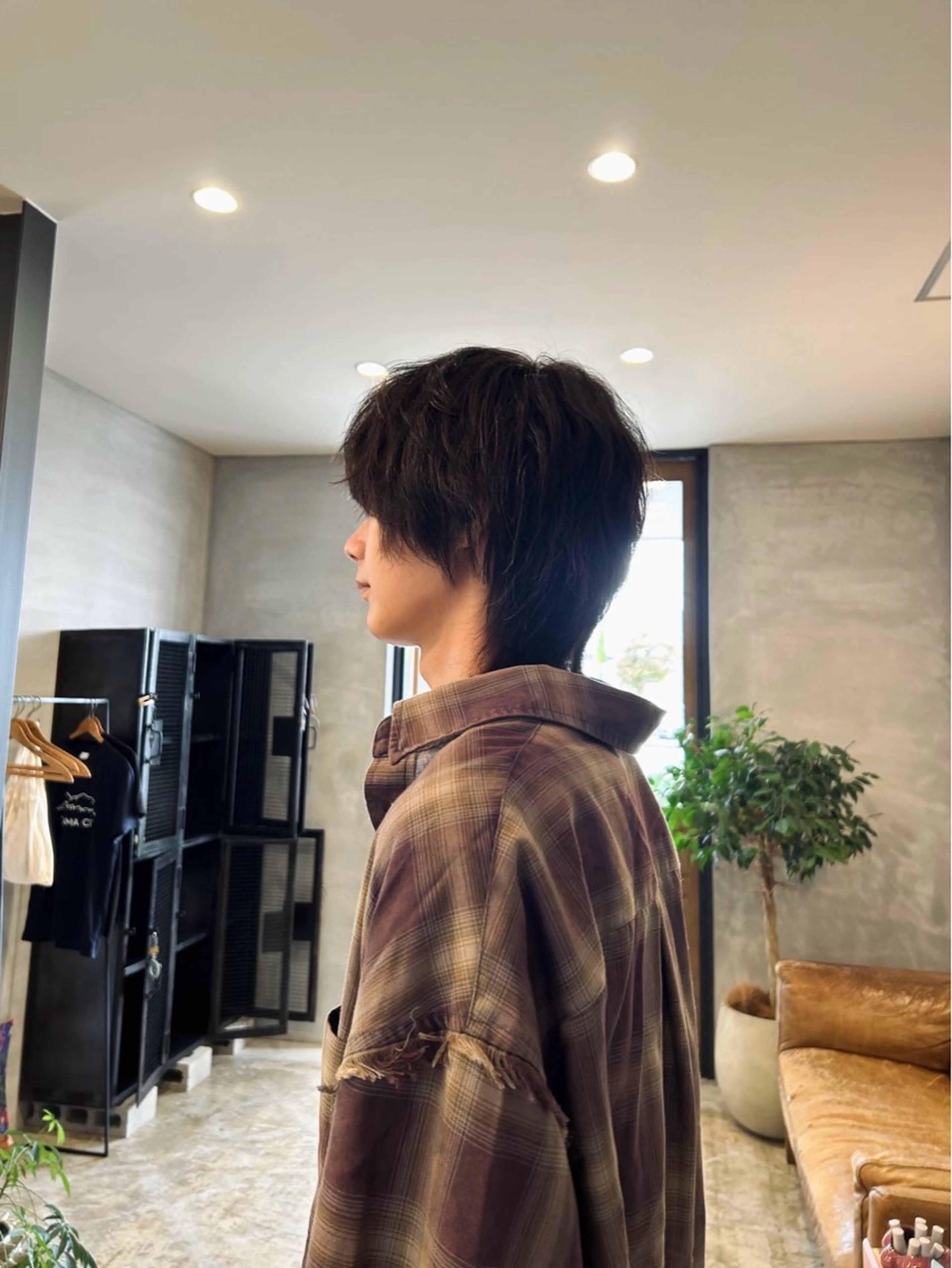 メンズ メンズパーマ メンズウルフカット ウルフカット カット hale所属・hale airiのヘアスタイル