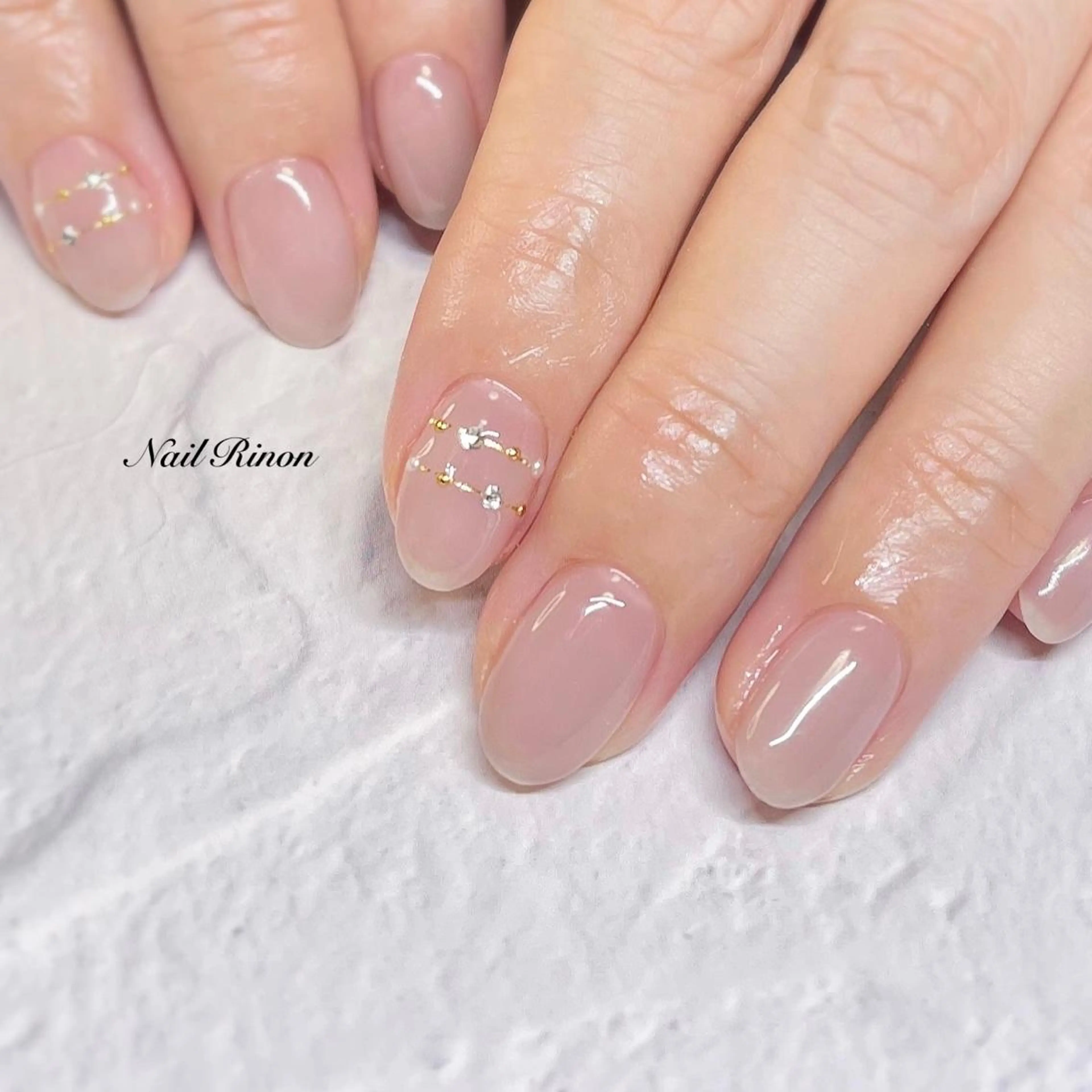 ネイル オフィスネイル ハンドネイル Nail Rinonのネイルデザイン