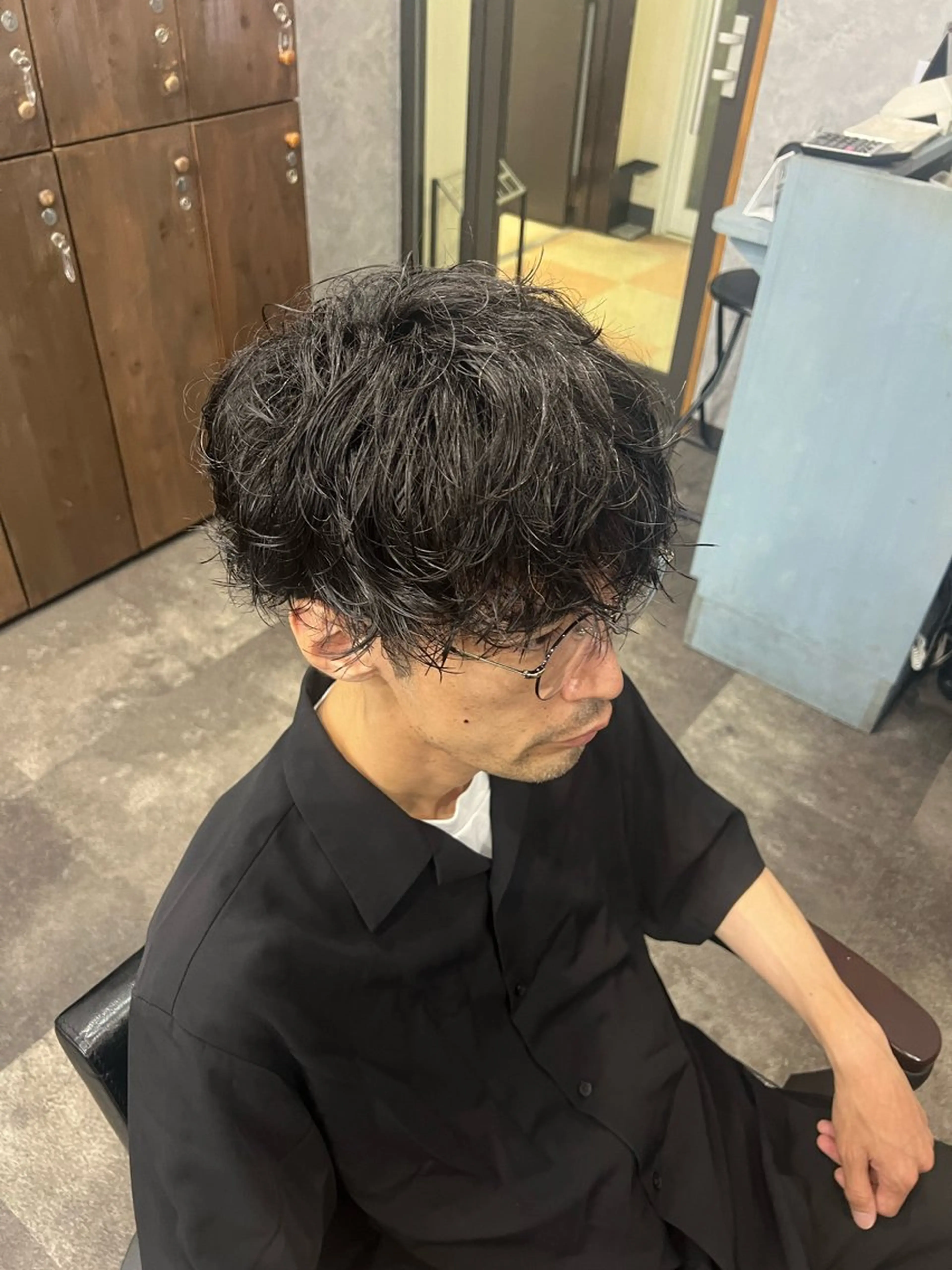 【ミニモ限定価格！】🔥メンズカット➕シャドウパーマ➕トリートメント🔥の写真