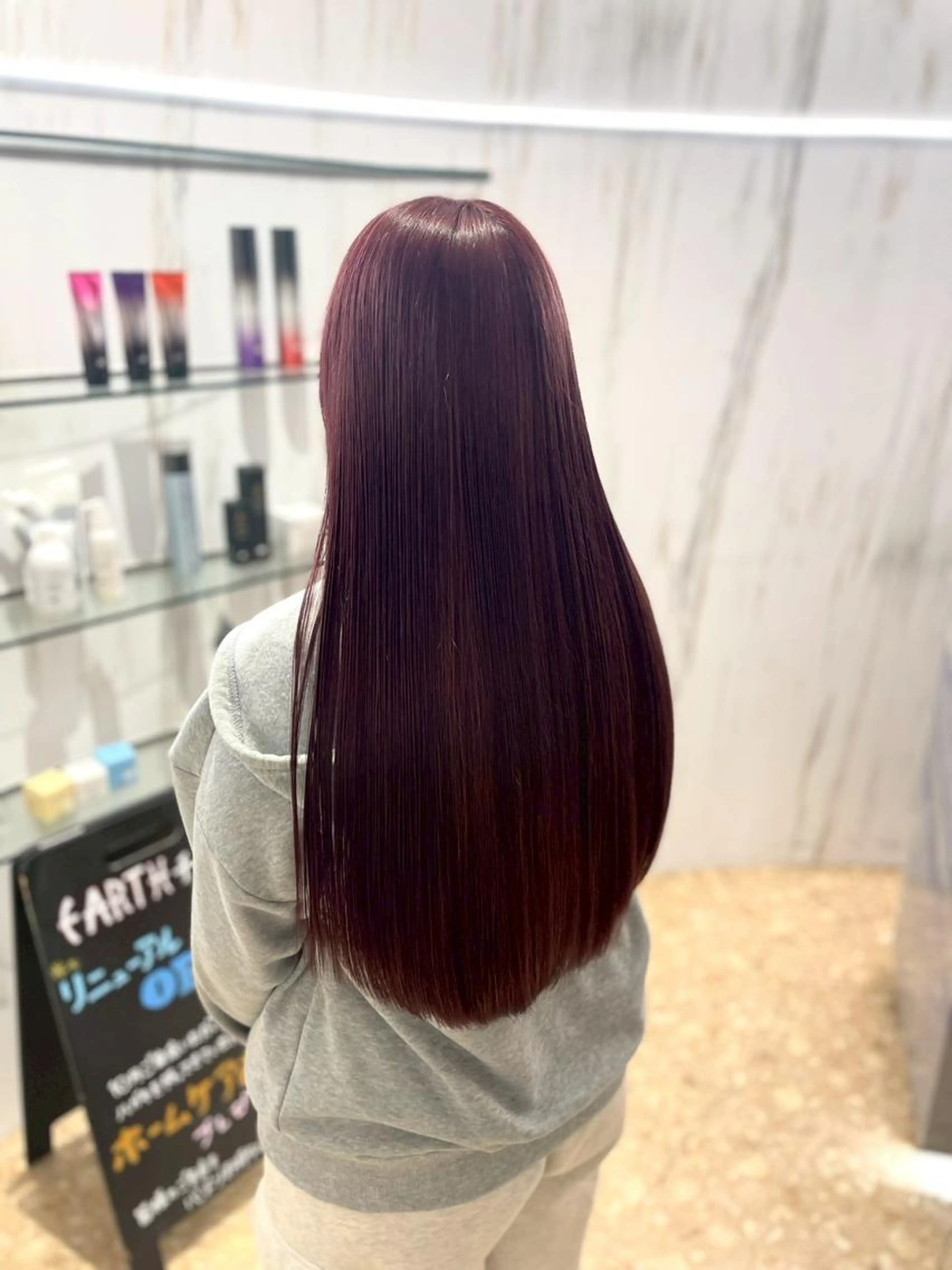 ブリーチ無しダブルカラーの写真