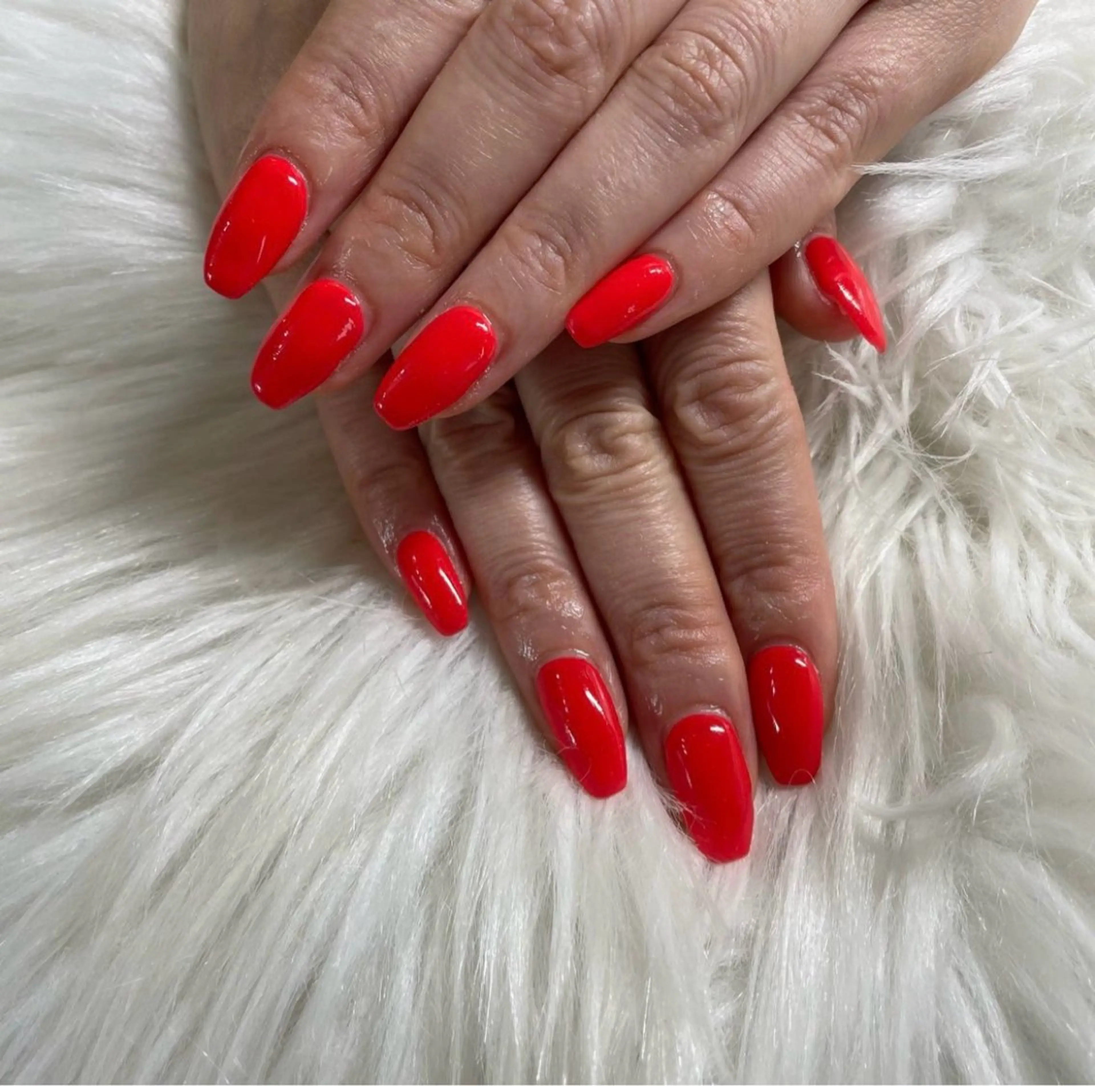 チップスカルプ【自店・他店オフ無料(ソフトジェル)★長さだし】ワンカラー🫧甘皮ケア込みの写真