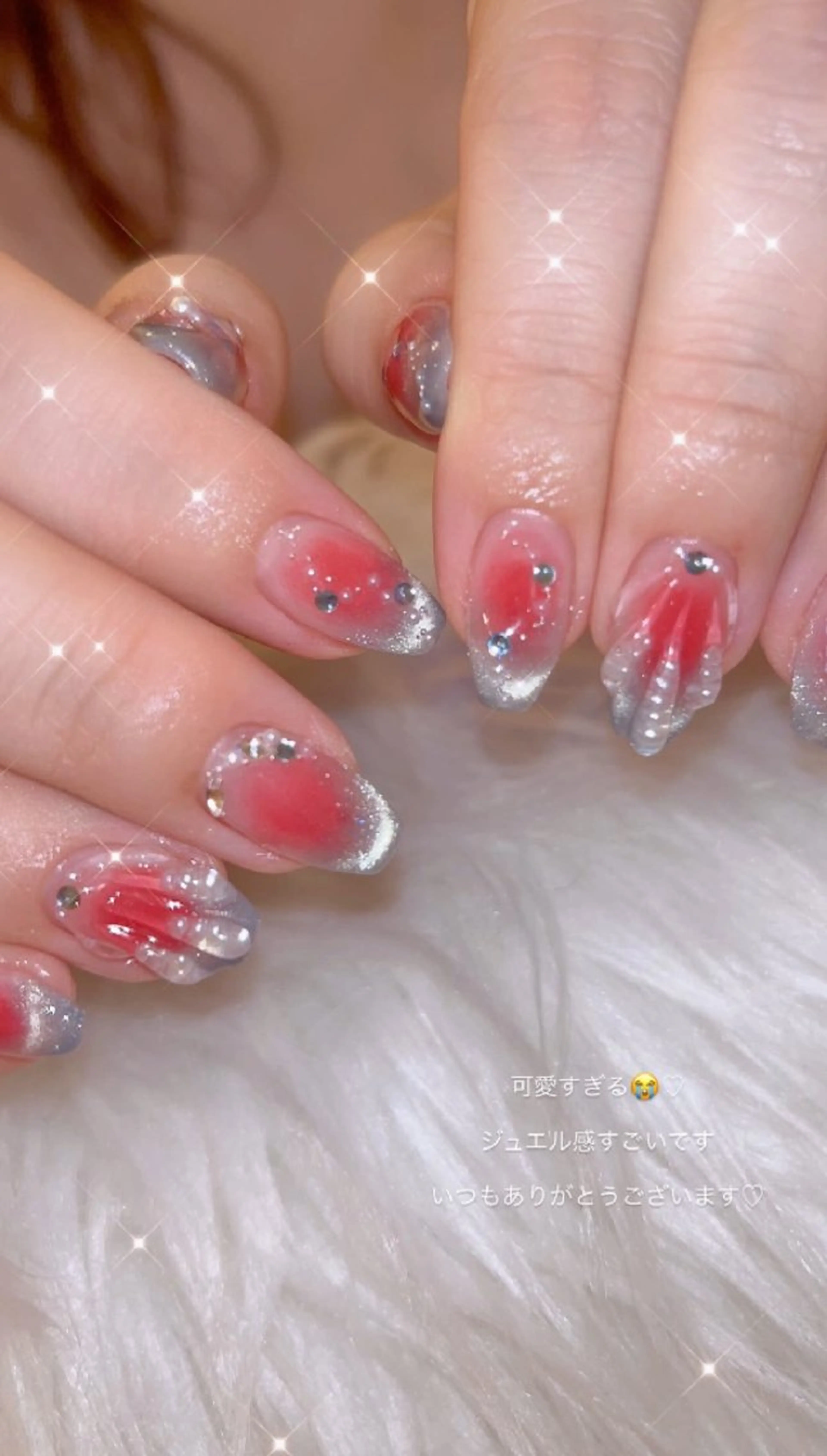 ネイル アートネイル 春ネイル ワンホンネイル ハンドネイル I LOVE ME  NAIL.｡.:*♡のネイルデザイン