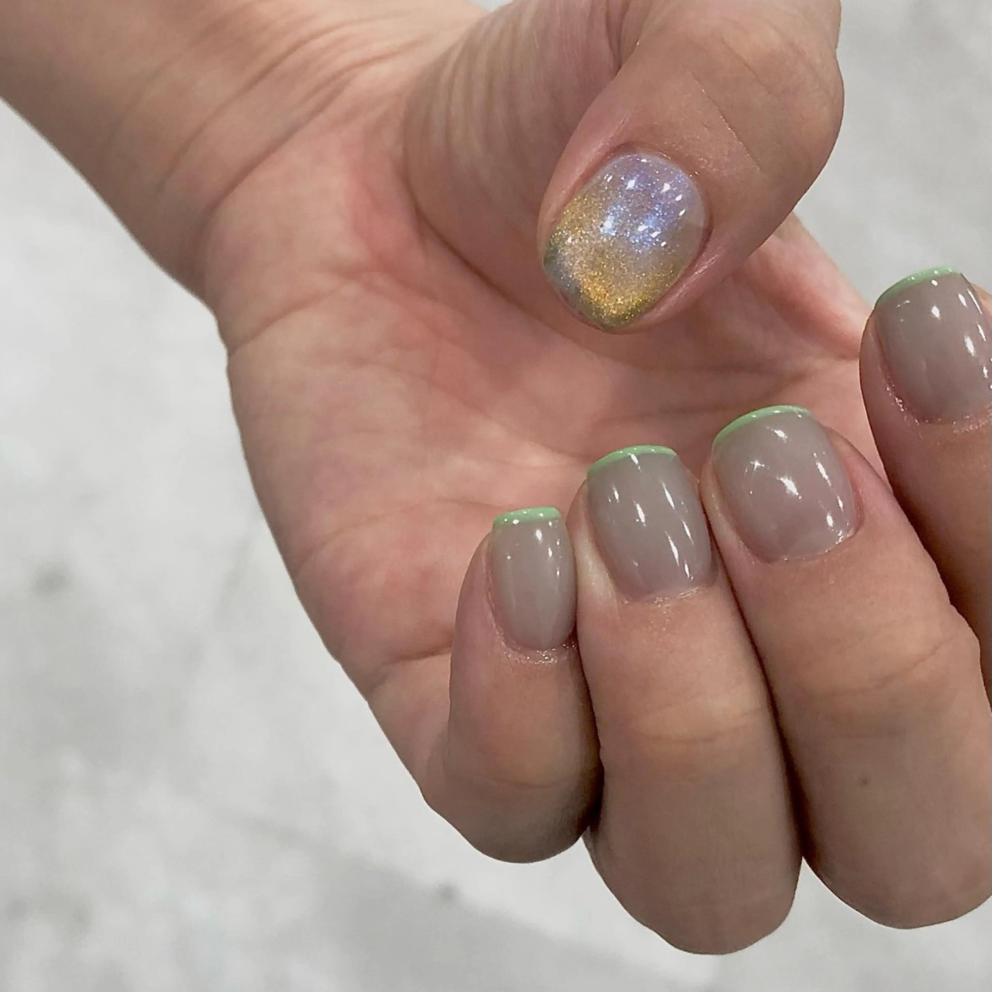 ネイル シンプルネイル ハンドネイル Noa川越 kayanoのネイルデザイン