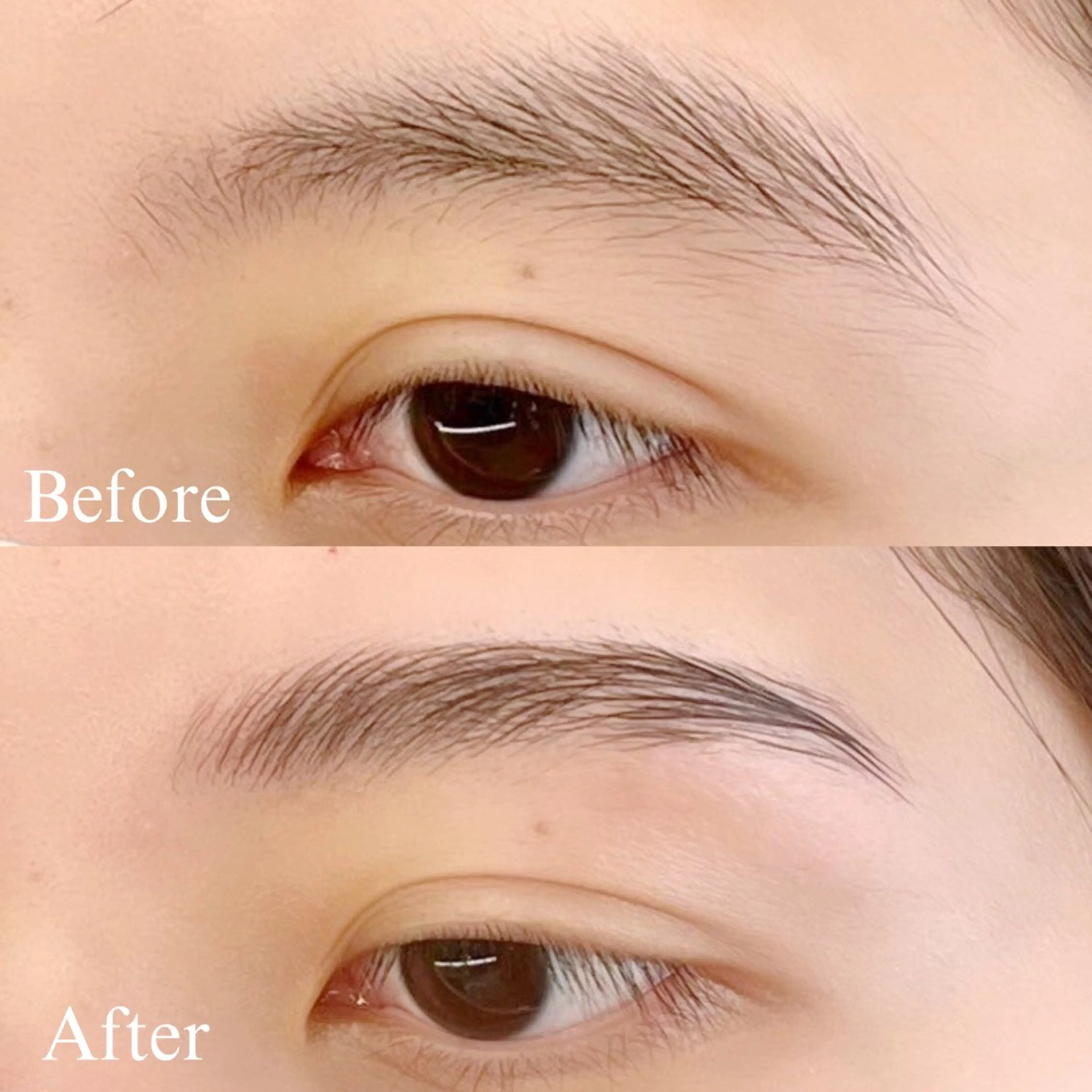 【似合わせ眉マスカラ付🤍】眉ワックス+毛流れパーマ+眉メイクアドバイス🪽 ¥5,980の写真